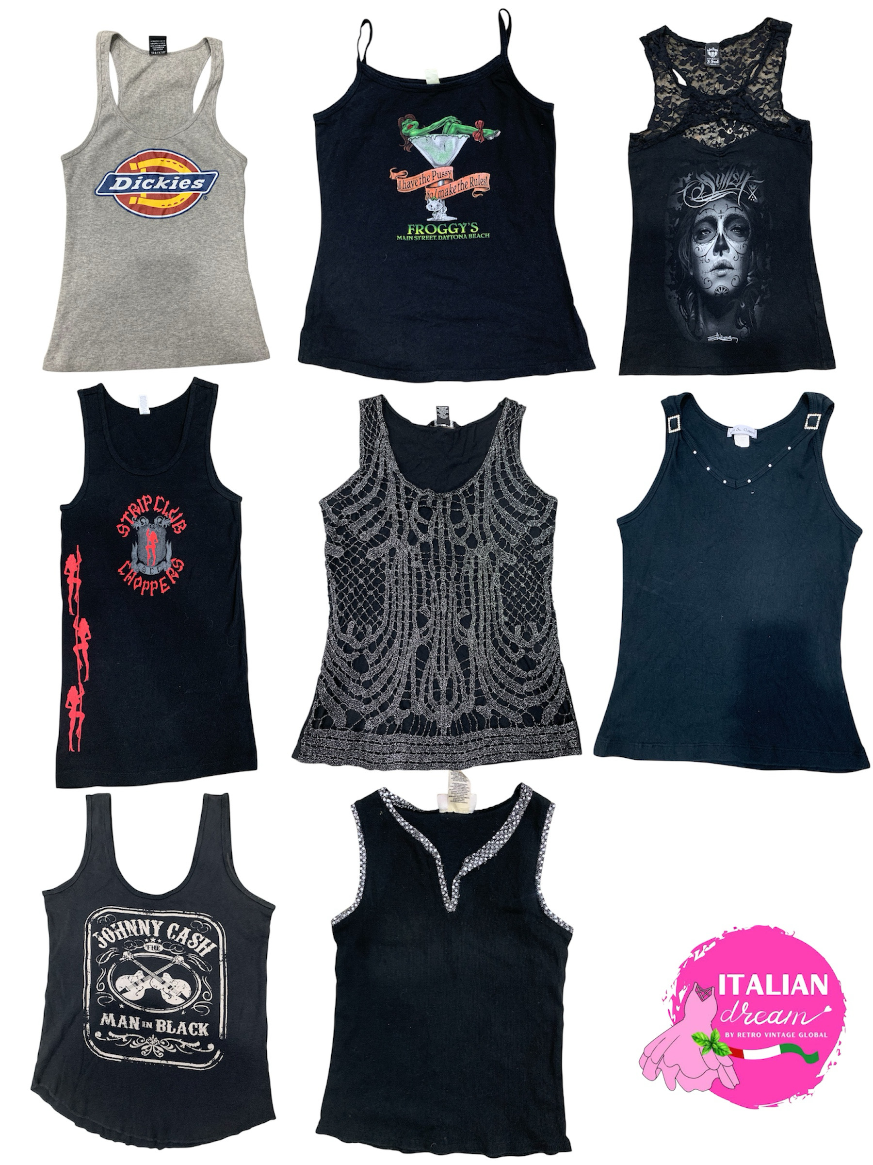 Y2K Rocker Tanks Top
