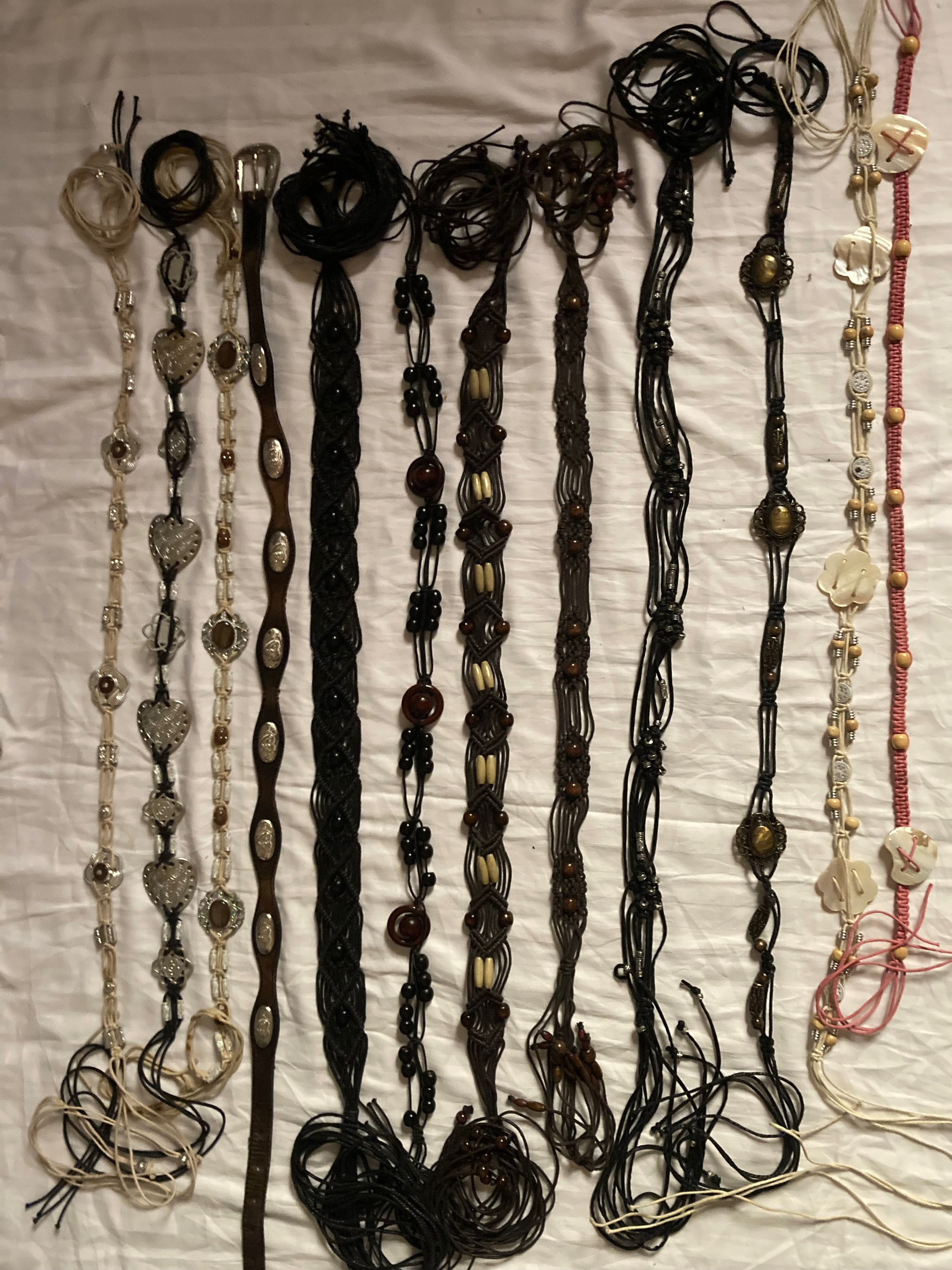 Y2k boho style Belts