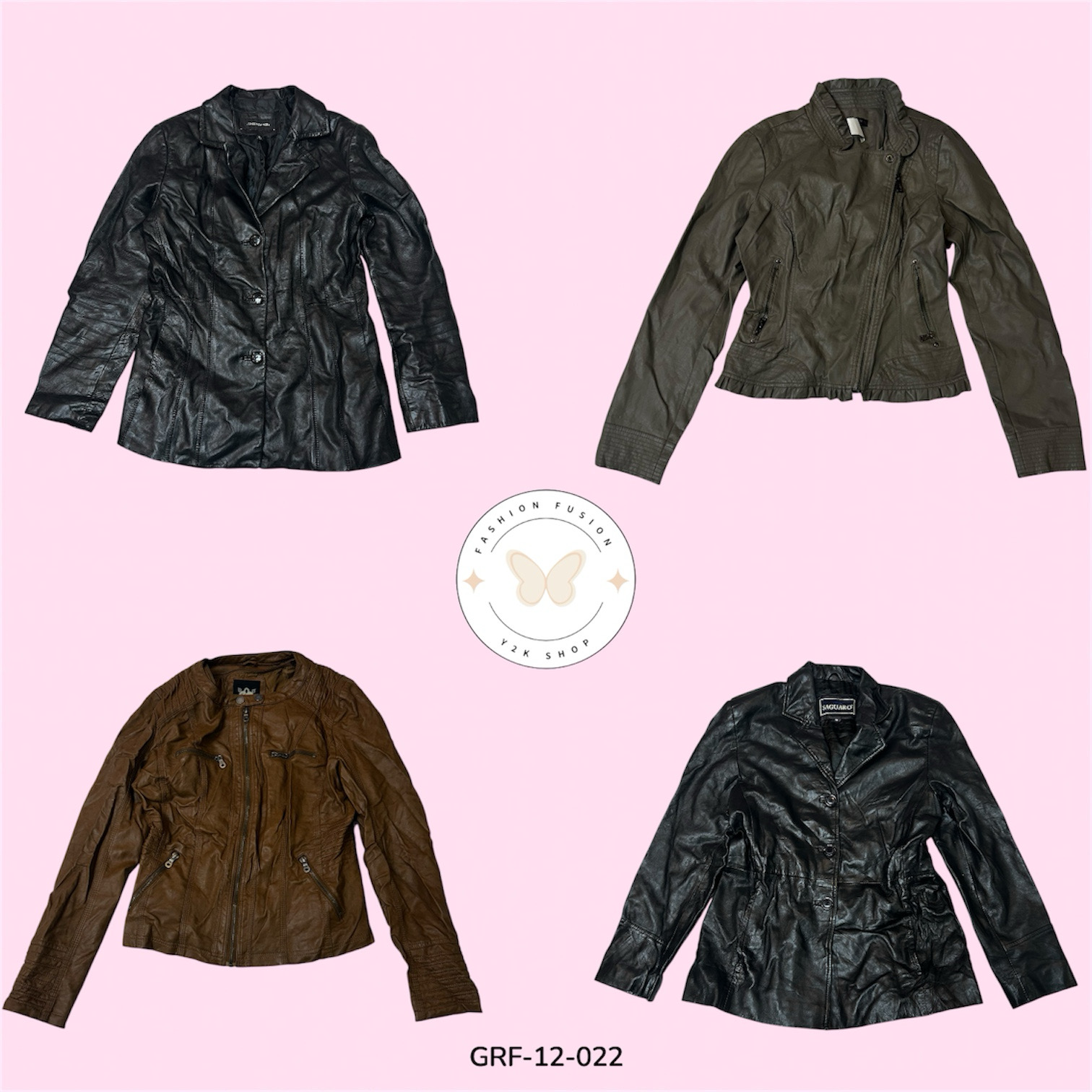 Veste de moto en cuir véritable – Design moderne é..