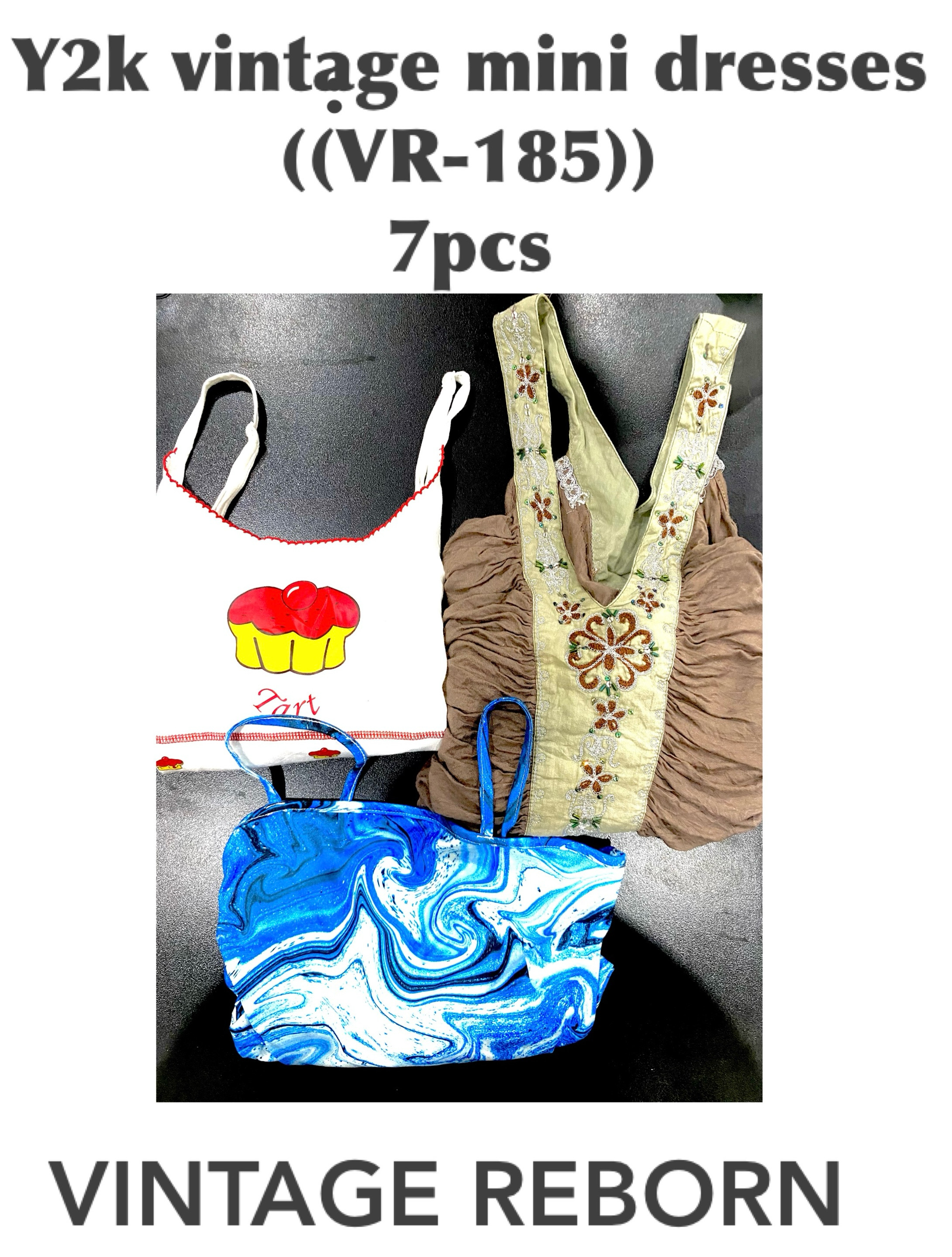 Y2K Aesthetic Mini Dress Lot (Vr-185) - Ready for ..