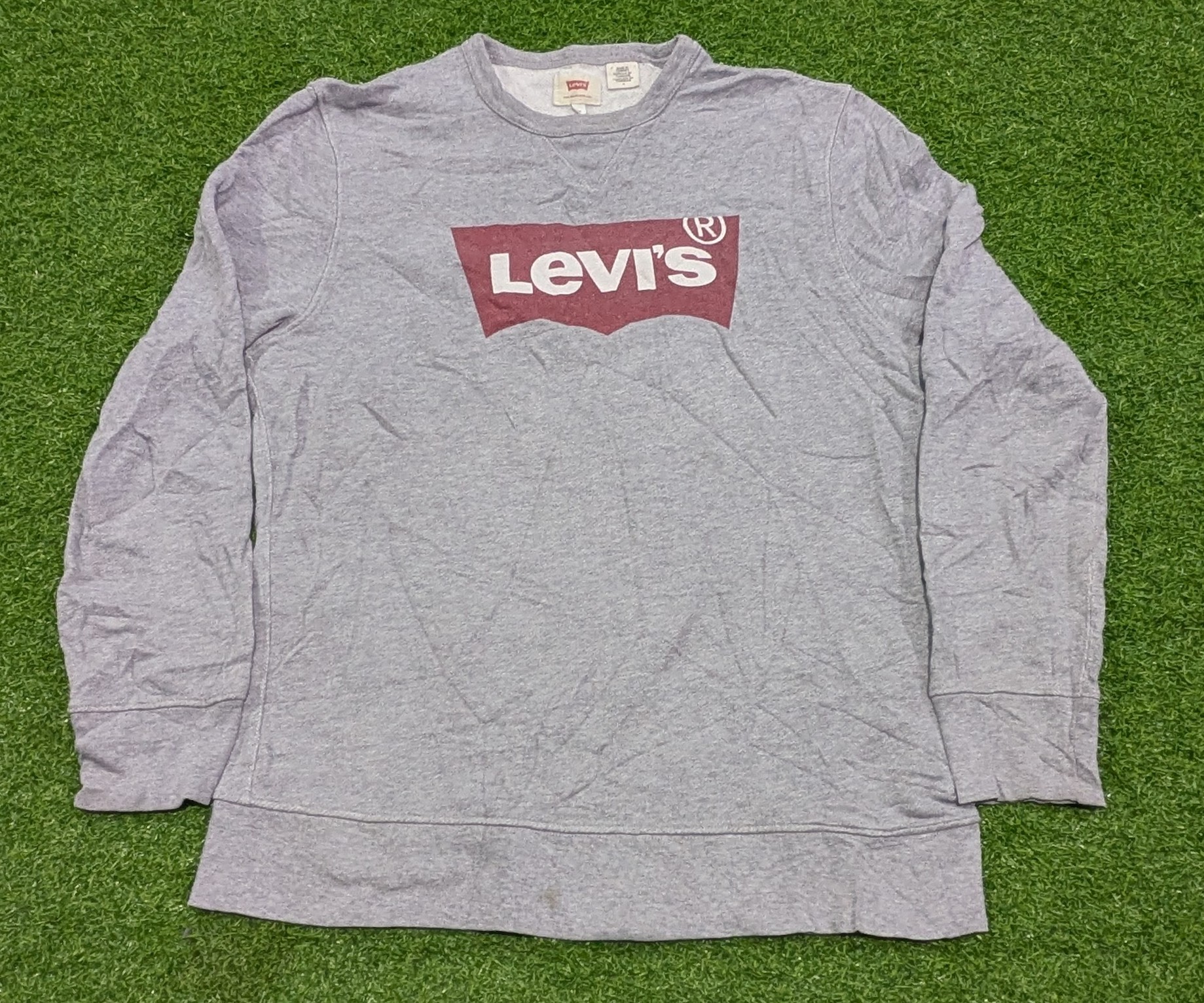 「メンズ・リーバイス・スウェットシャツ・ラウンドネック」