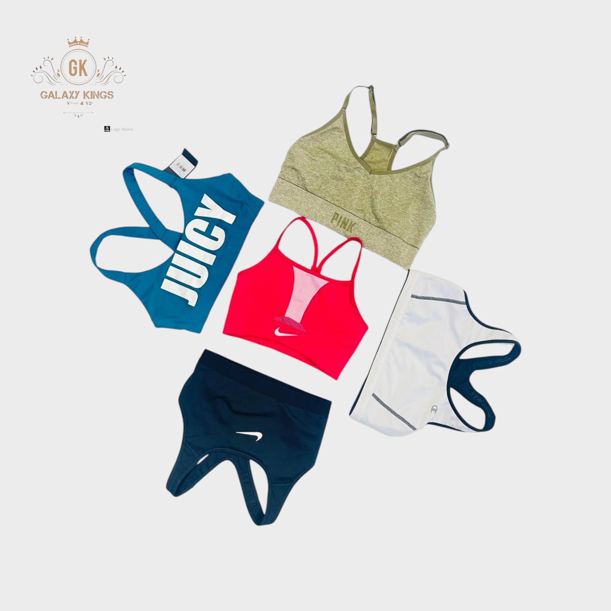 ミックスブランドのスポーツブラ