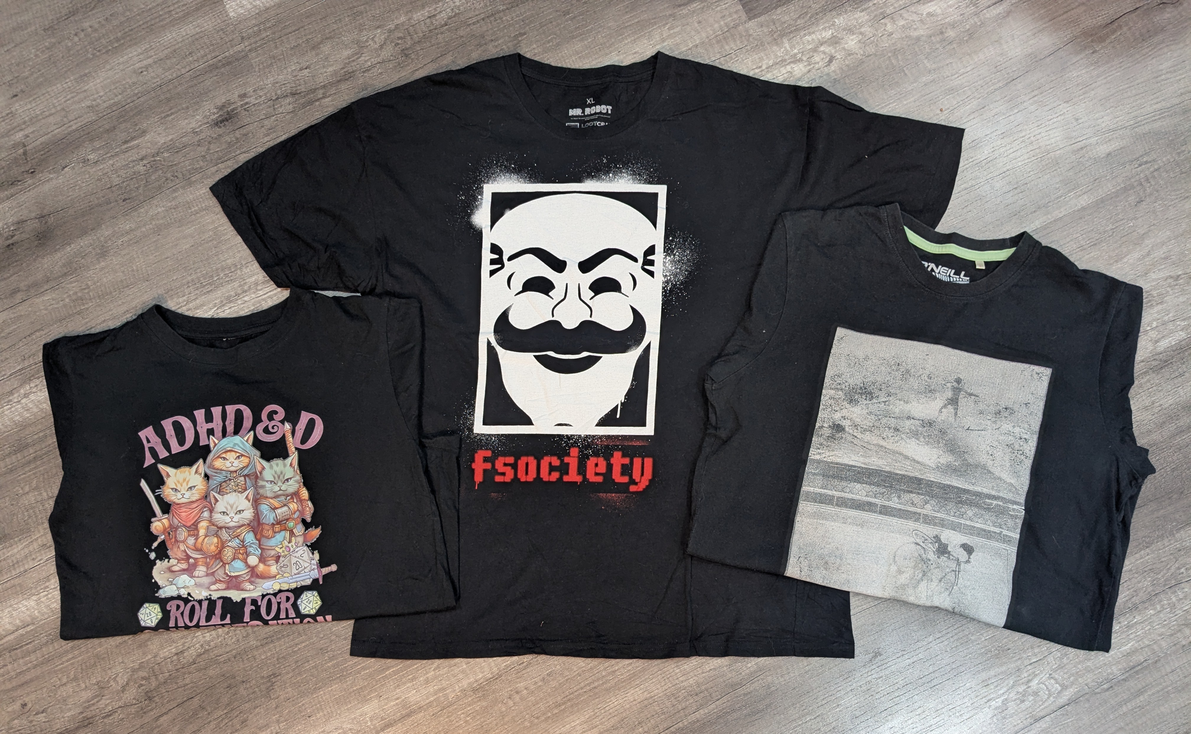 1248 - Vintage Style Printed T-Shirt