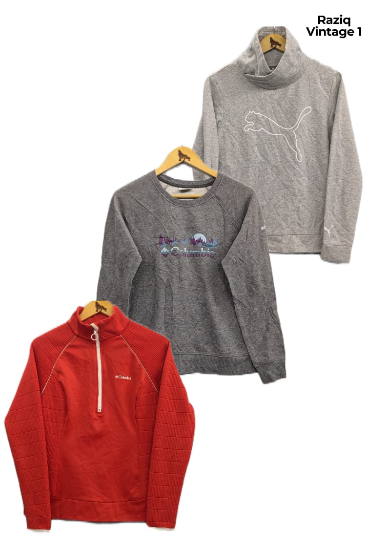 💥 RV1161 Women Columbia & Puma Hoodies