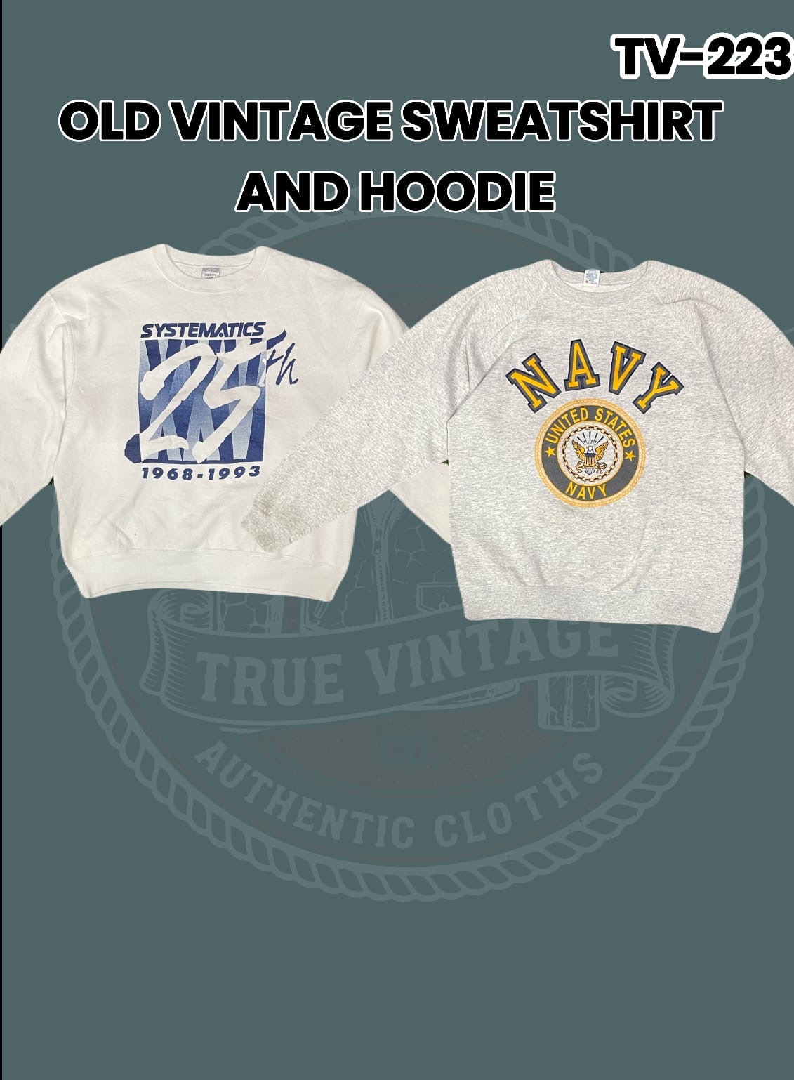 Old vintage sweatshirt and hoodie Tv/223