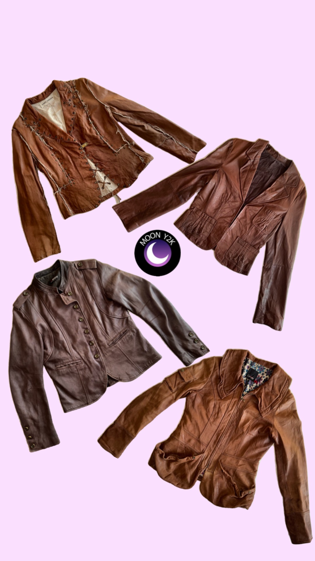 Y2K Vintage Style Leather jackets