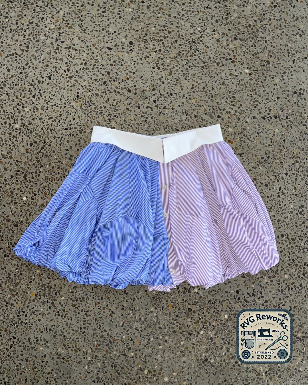 Gonna a Camicia Bubble Riciclata