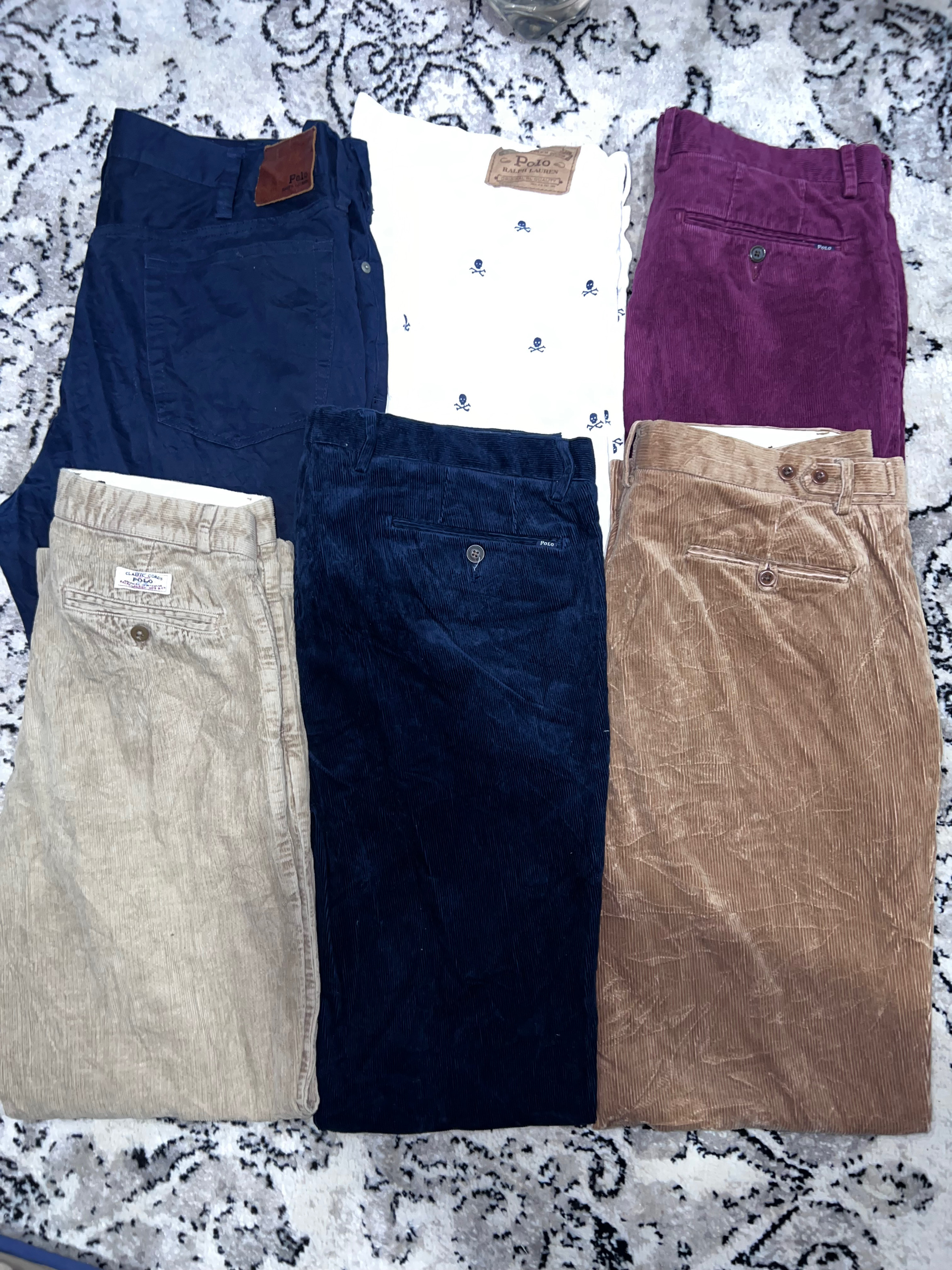 「ラルフ・ローレン ポロ ミックス パンツ」