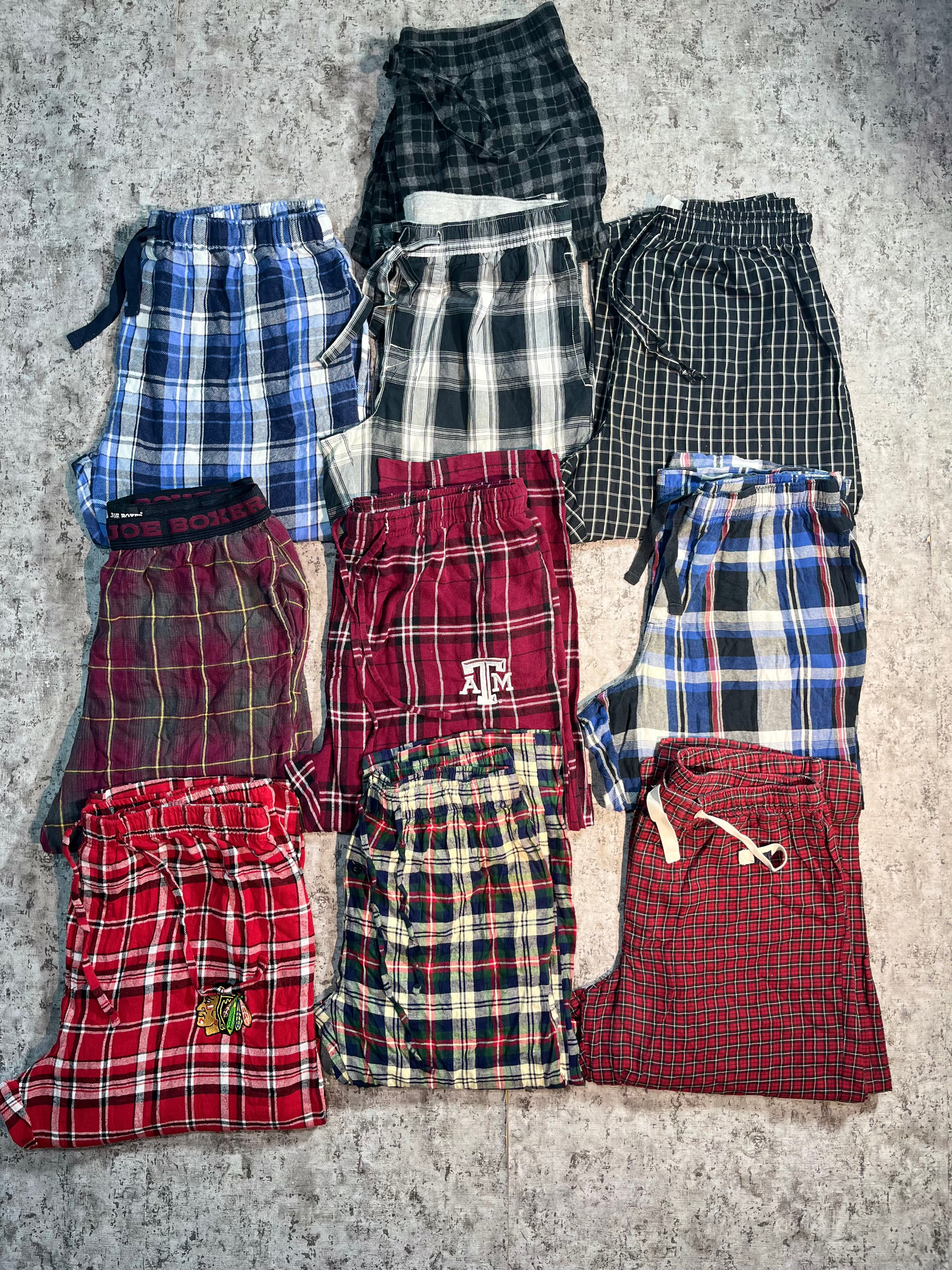 フランネル＆コットンパジャマパンツ 10個