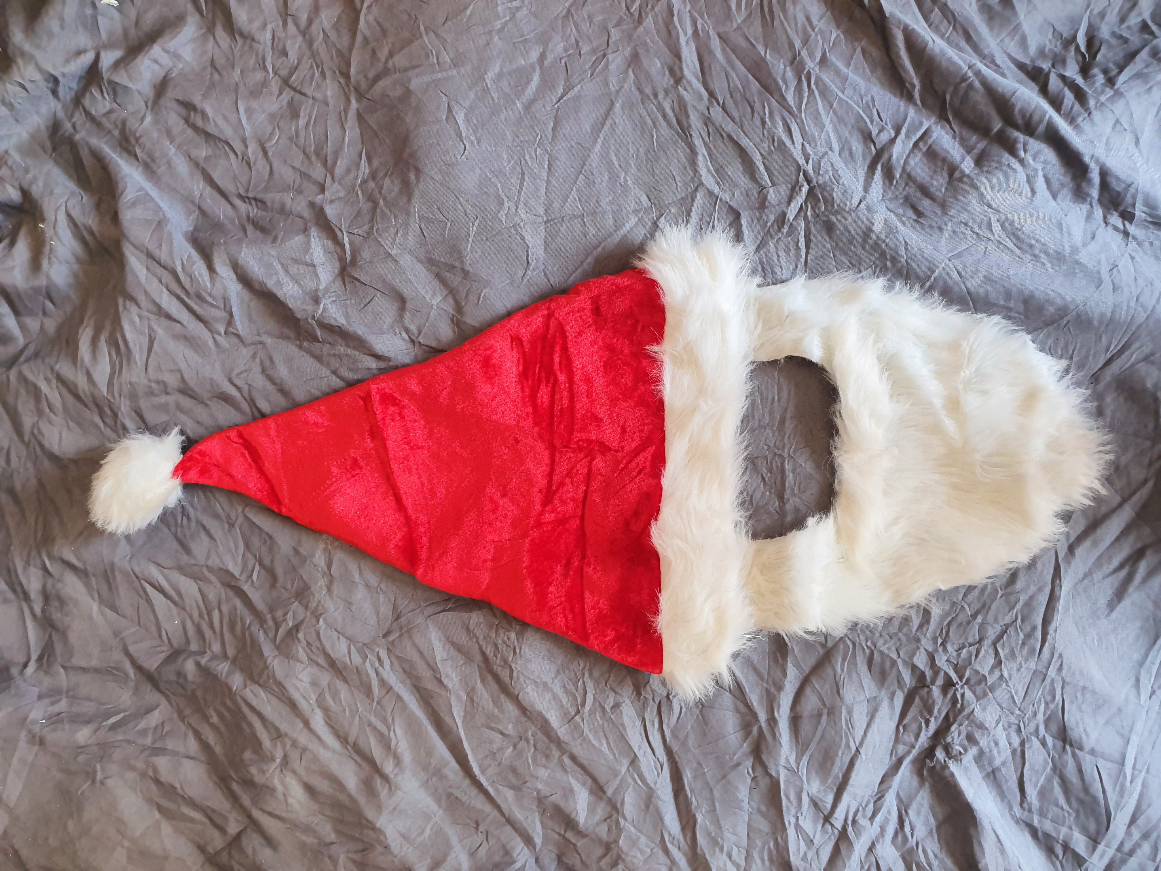 Woolen Red Merry Christmas Cap