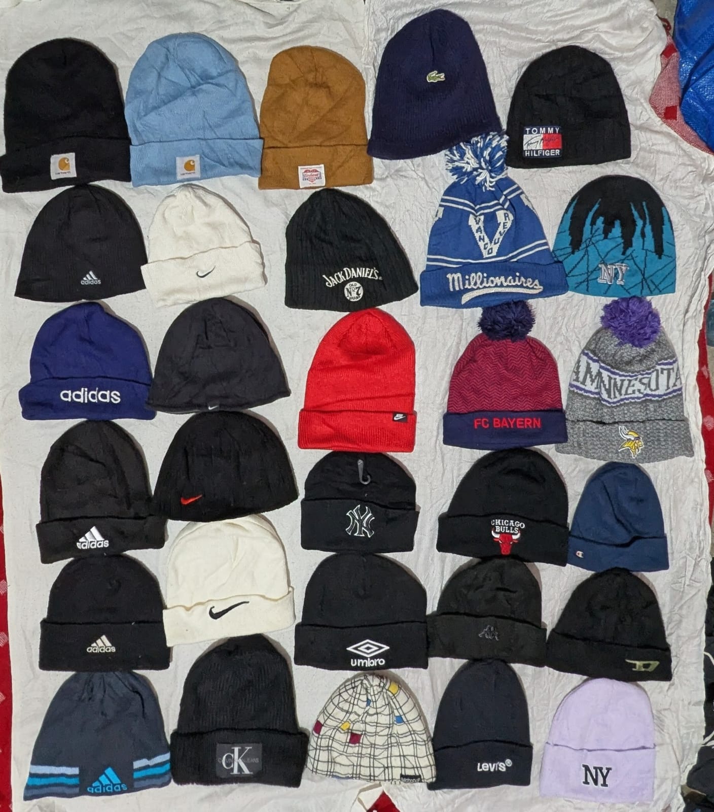 Mixed branded beanies