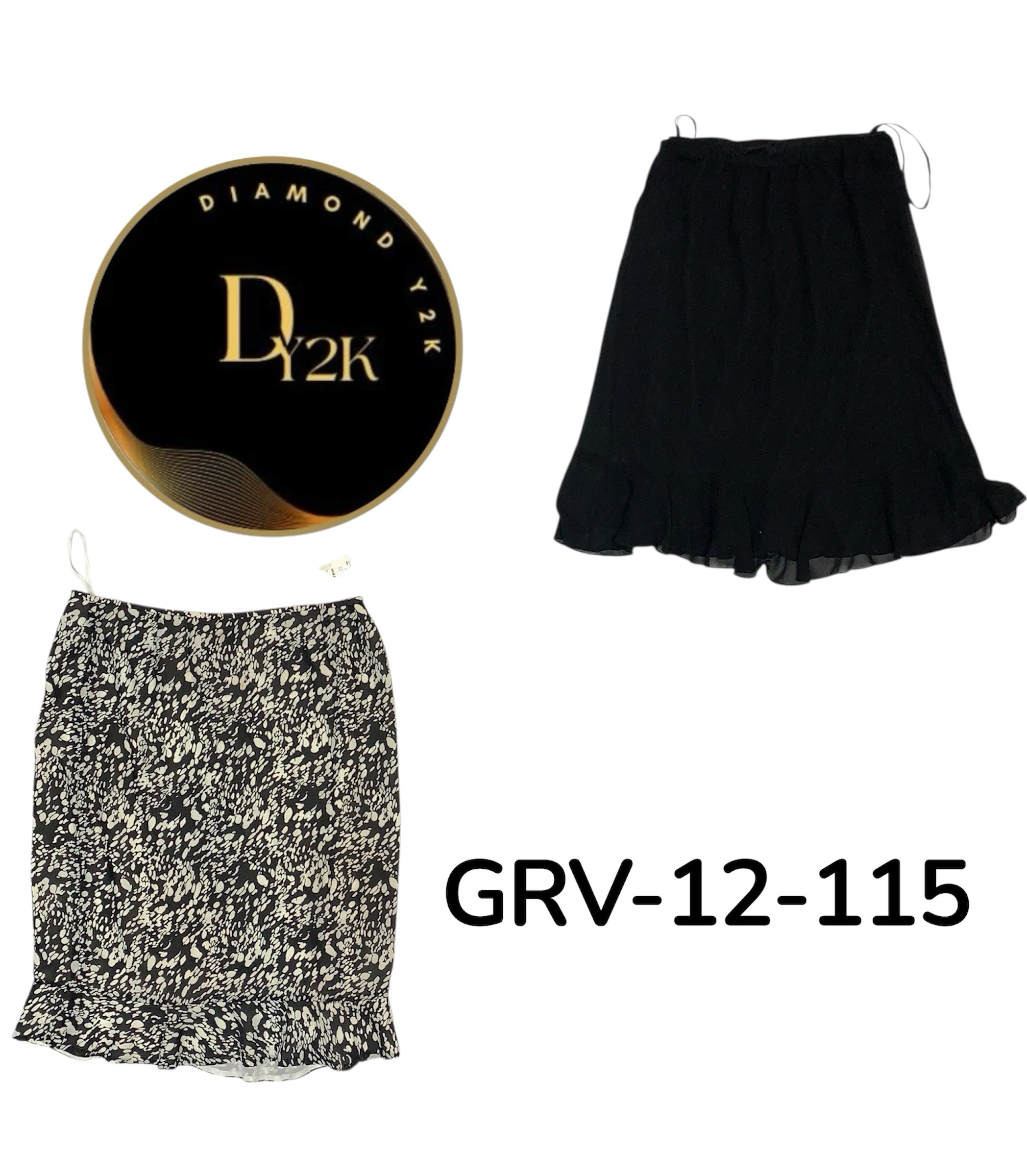 Vintage Y2K Polster Skirt – Rare Aesthetic Find (G..