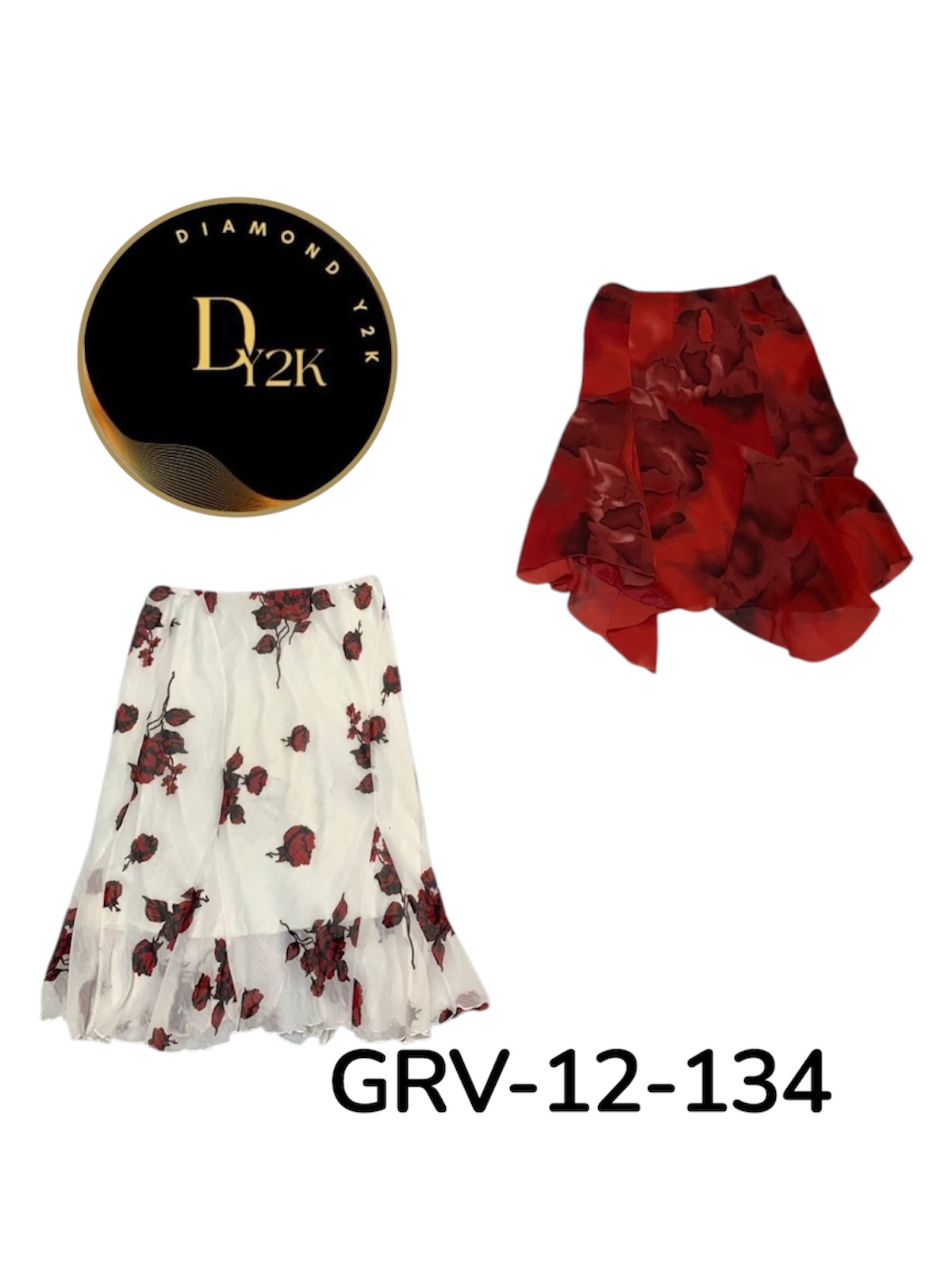 Y2K Polster Skirt – Vintage Aesthetic Low Rise Sty..