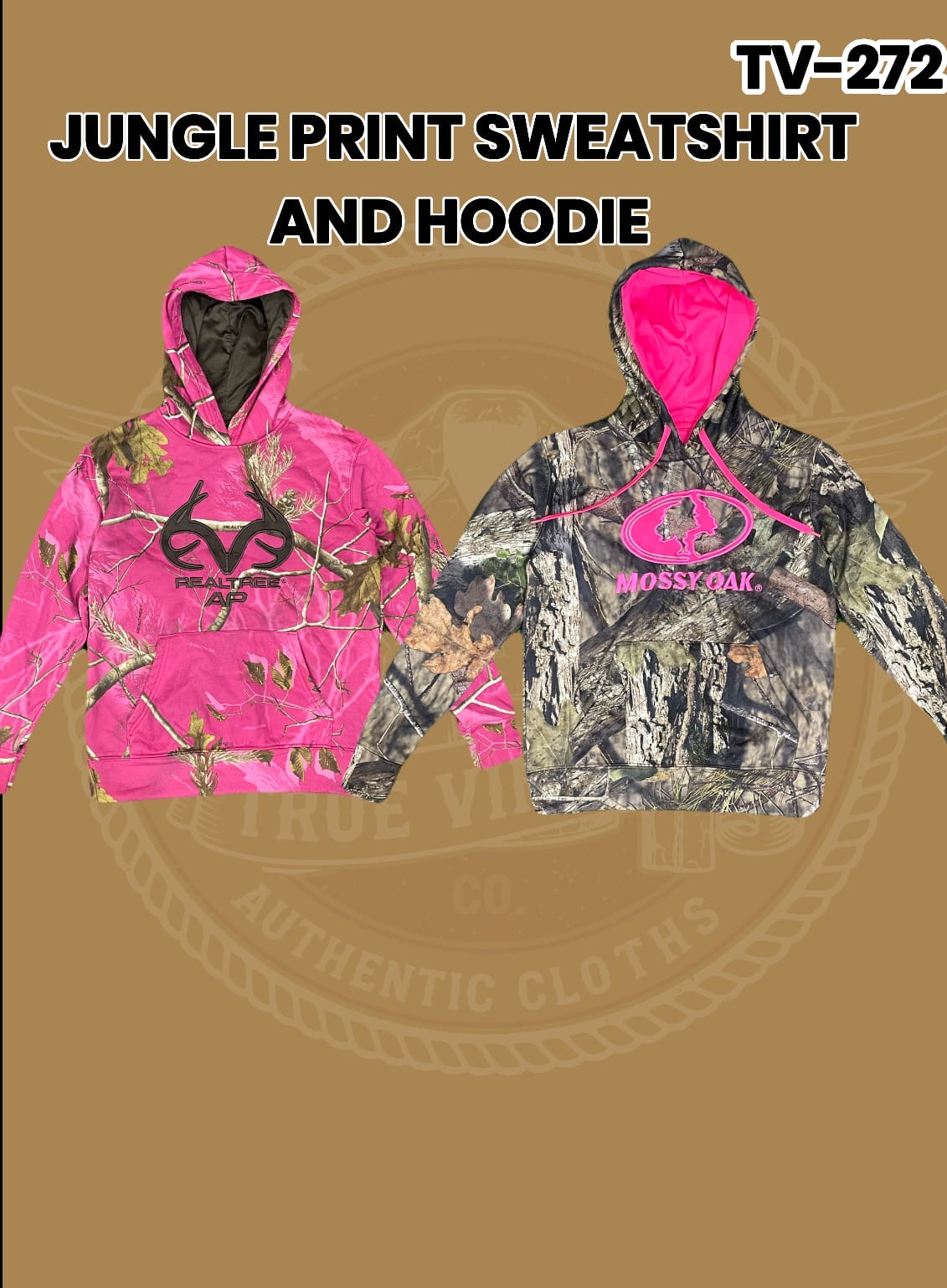 Jungle print sweatshirt and hoodie Tv/272