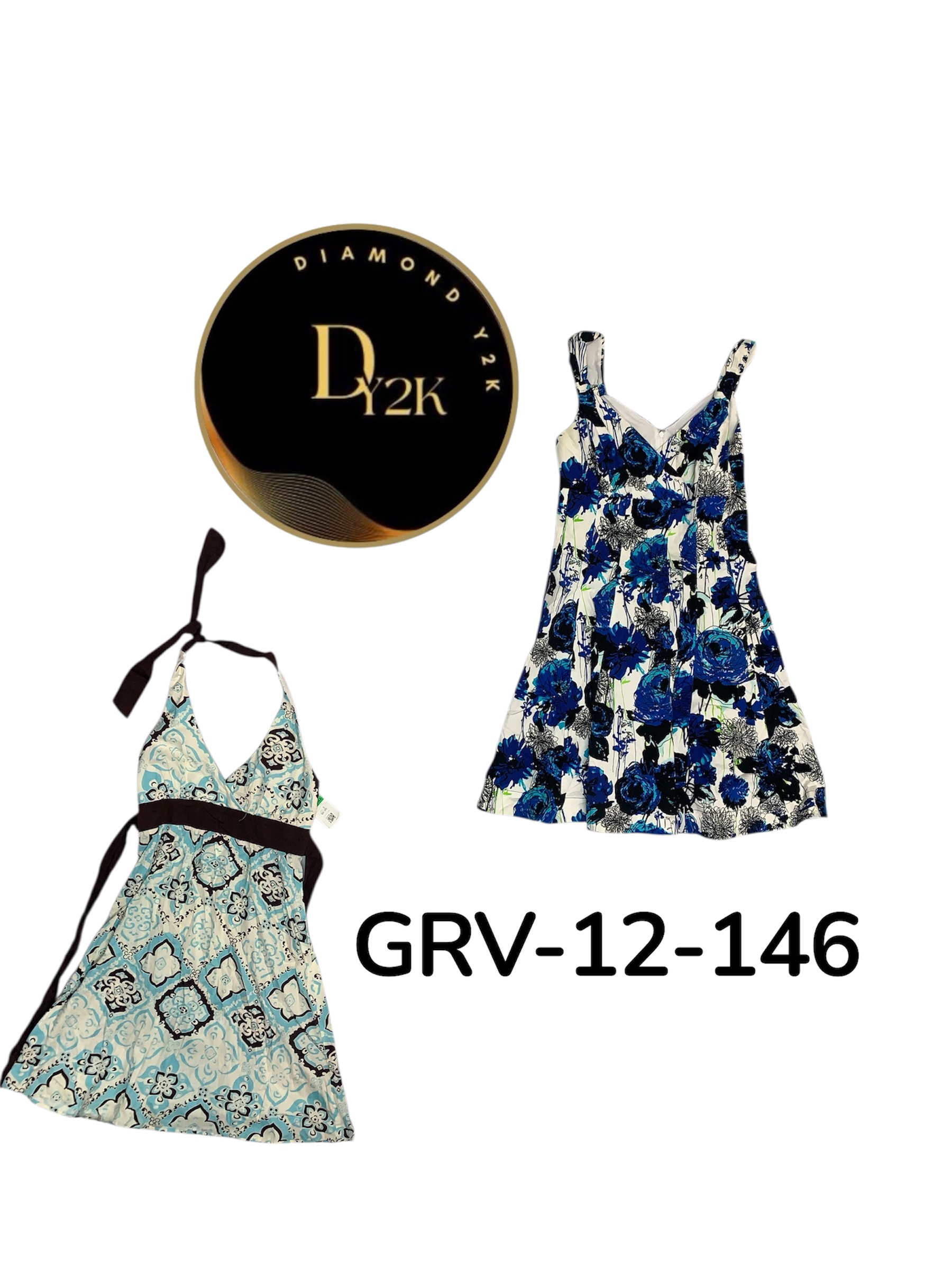 Low Key Y2K Cotton Dress | Minimal Aesthetic (GRV-..