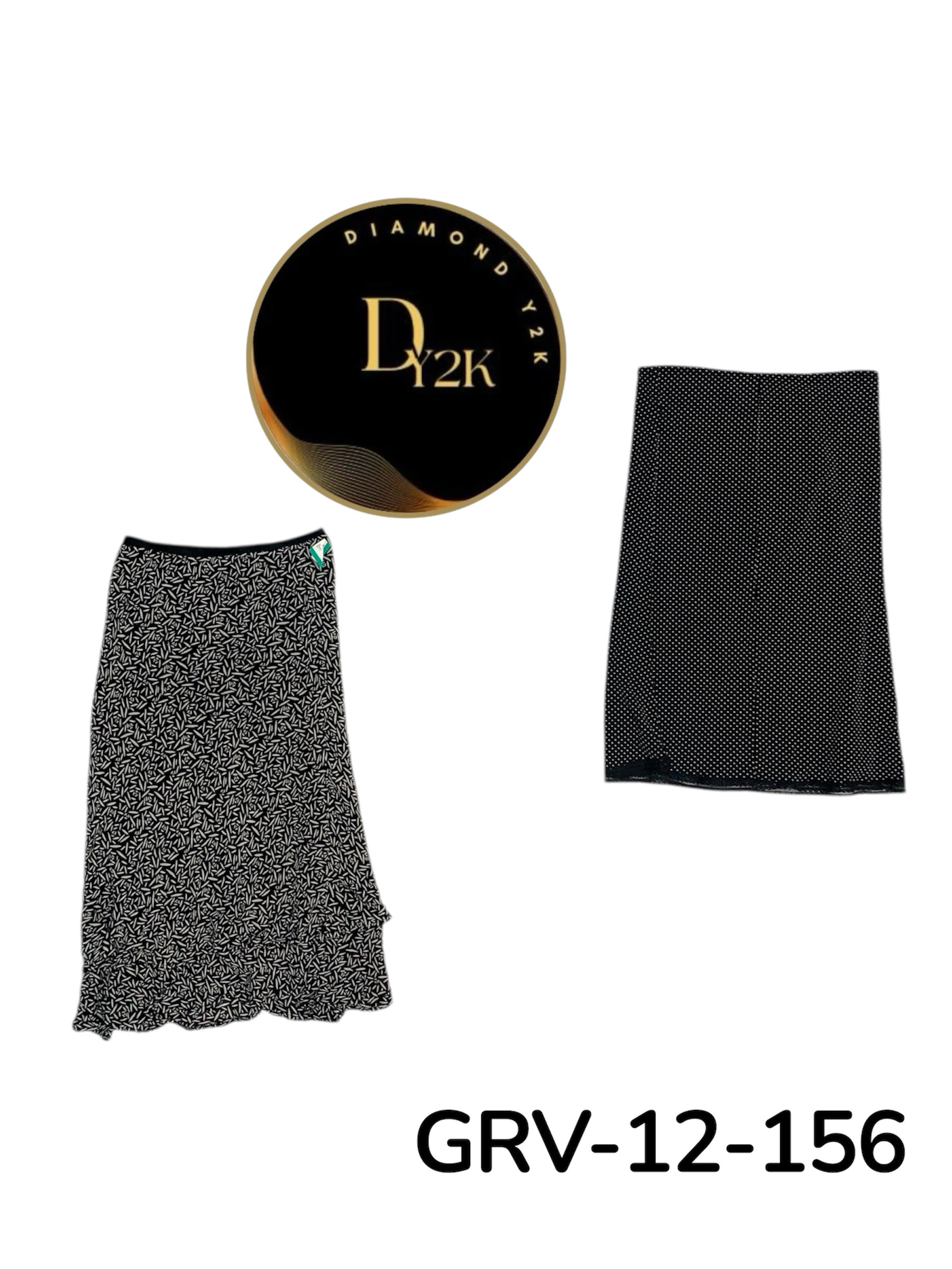 Trendy Y2K Poly Skirt – Iconic 2000s Style (GRV-12..