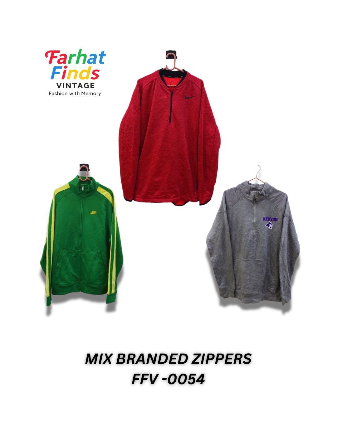 Mix Branded Zippers - FFV 0054