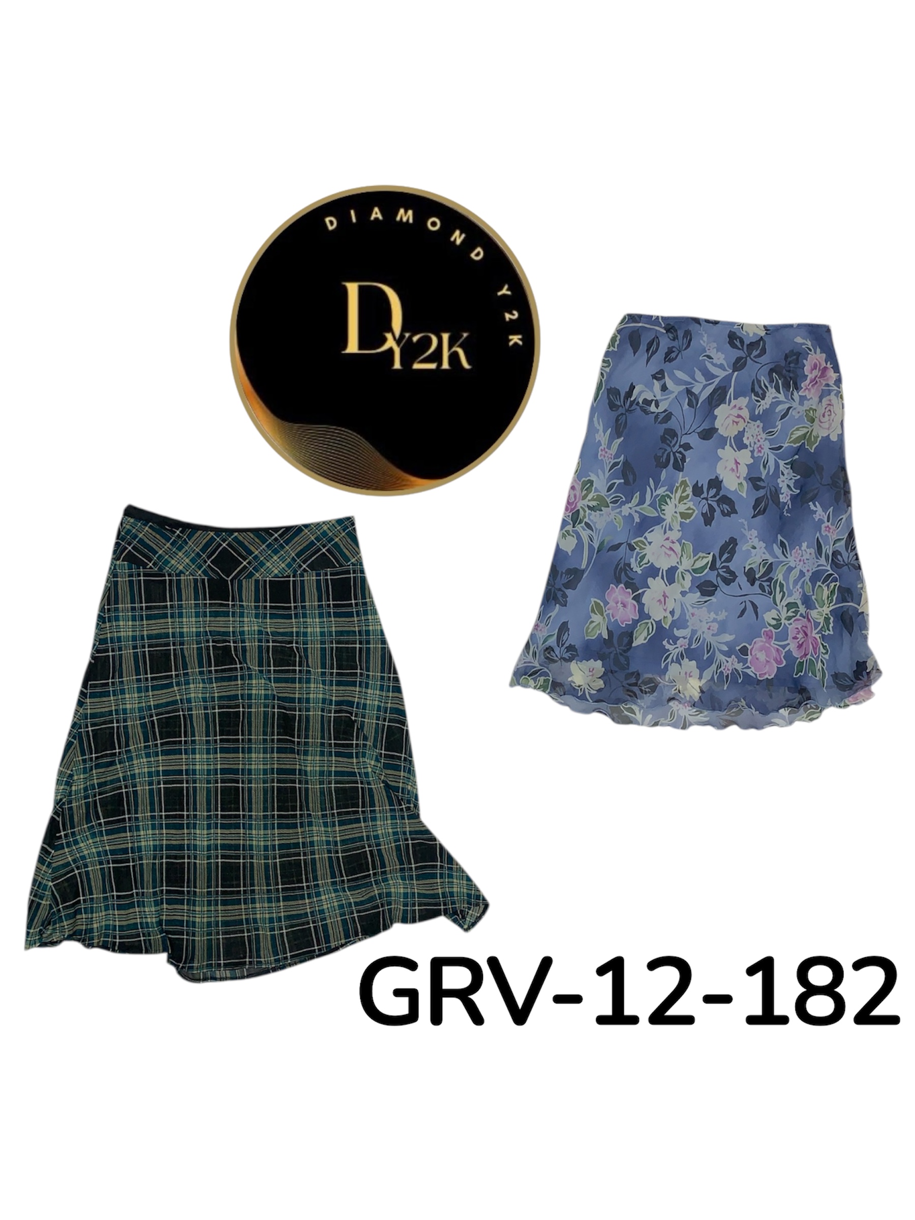 Trendy Y2K Poly Skirt | 2000s Inspired Fashion (GR..