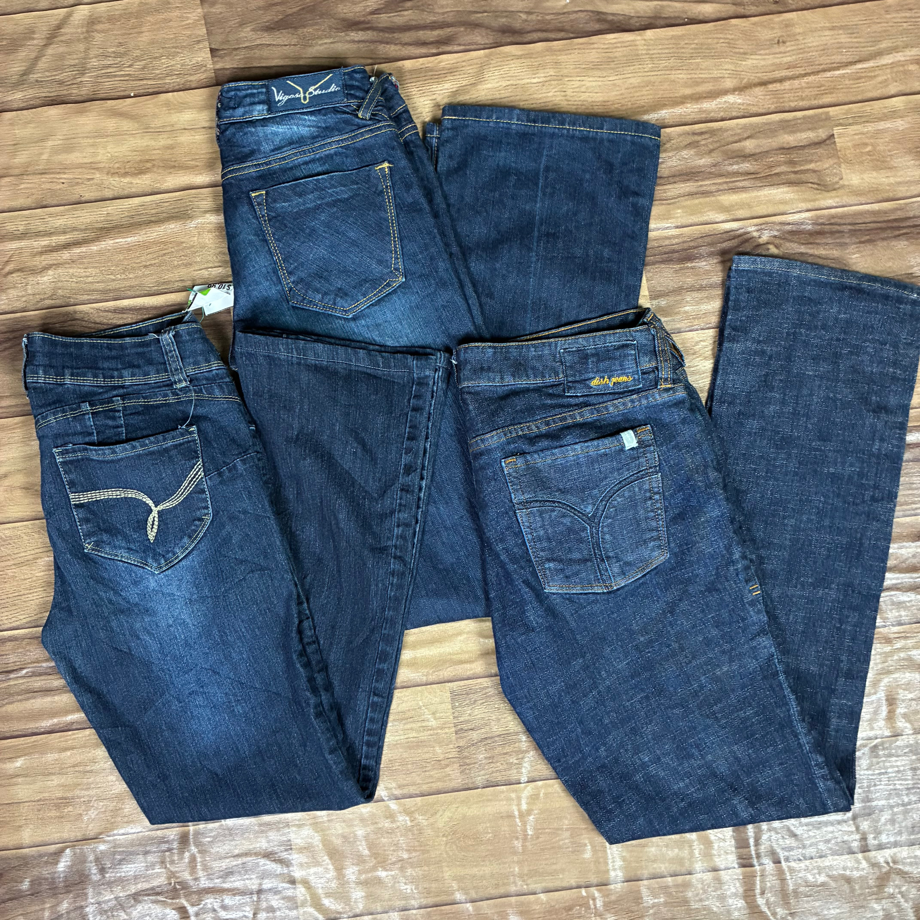 Y2K Embroidery Flare/Bootcut Jeans (FNC:1236)