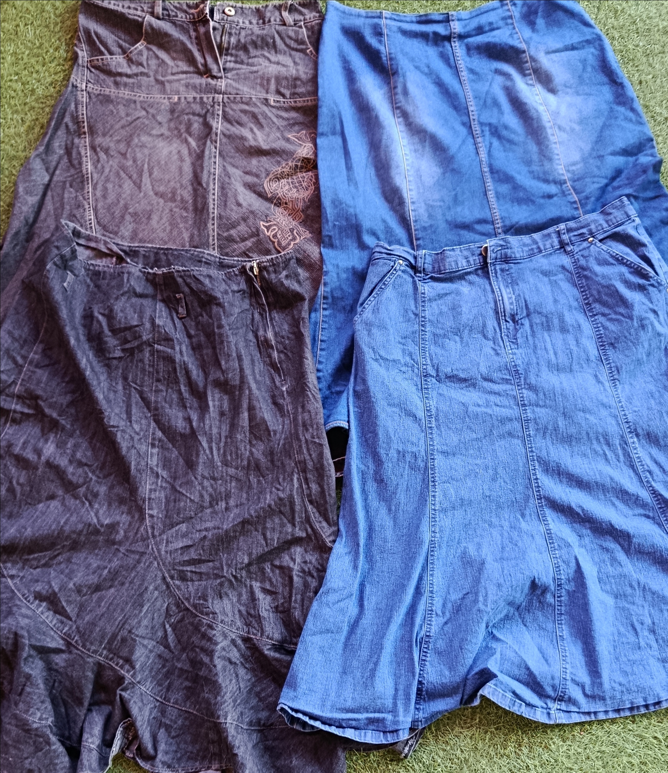 Denim skirts 7Pcs (3974)