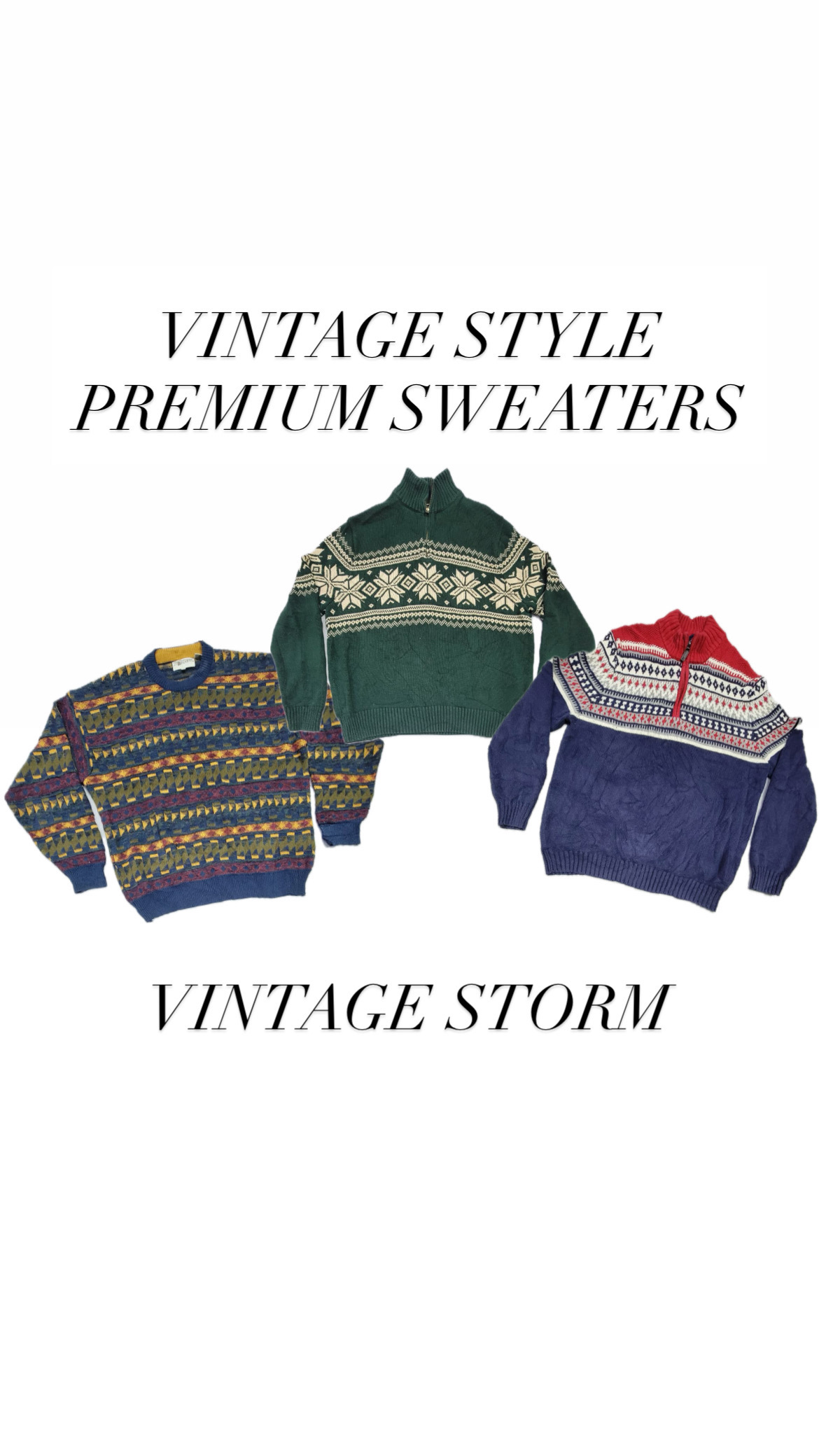 Vintage Style Premium Sweaters
