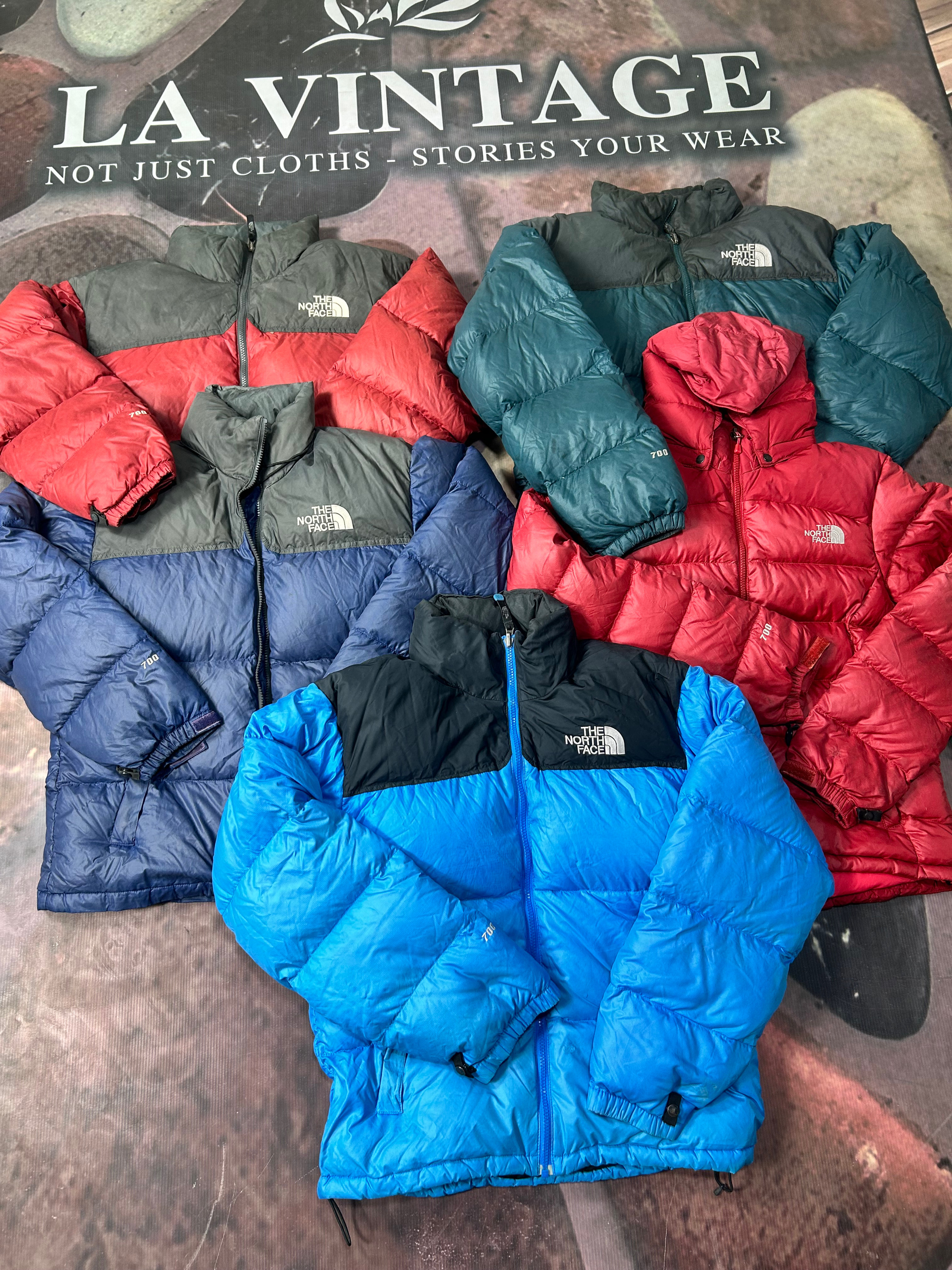 The north face puffers