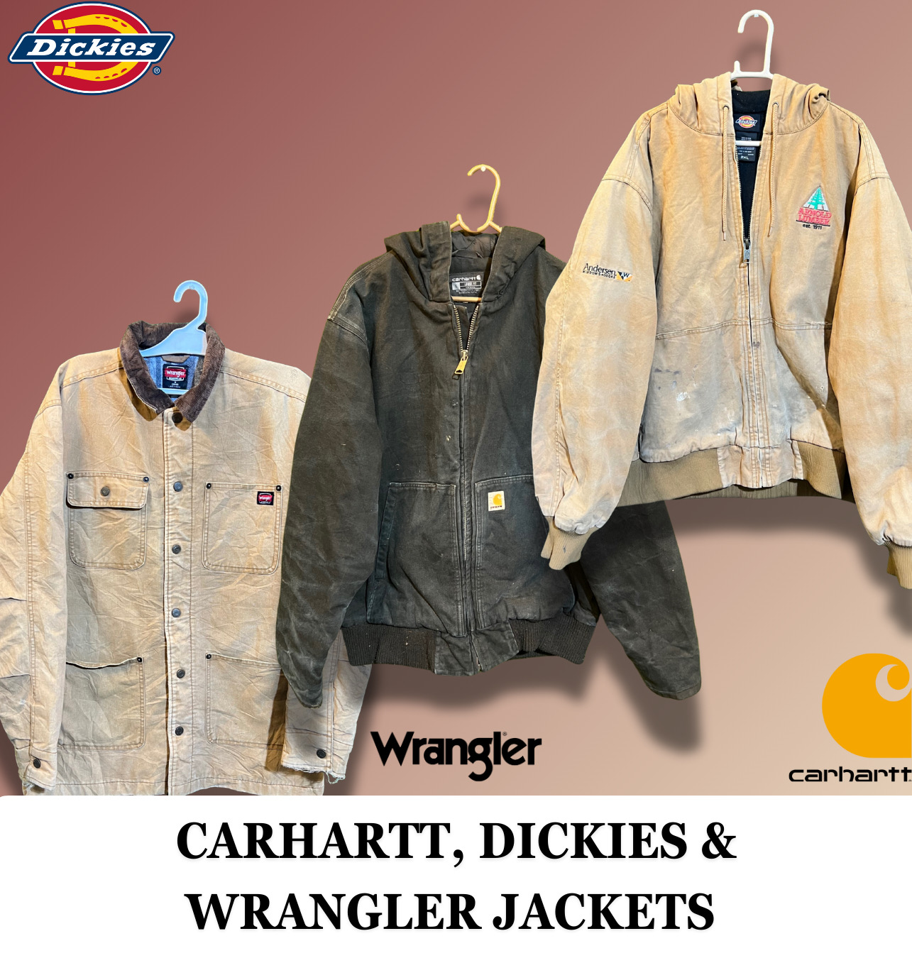Chaquetas Premium Carhartt, Dickies y Wrangler