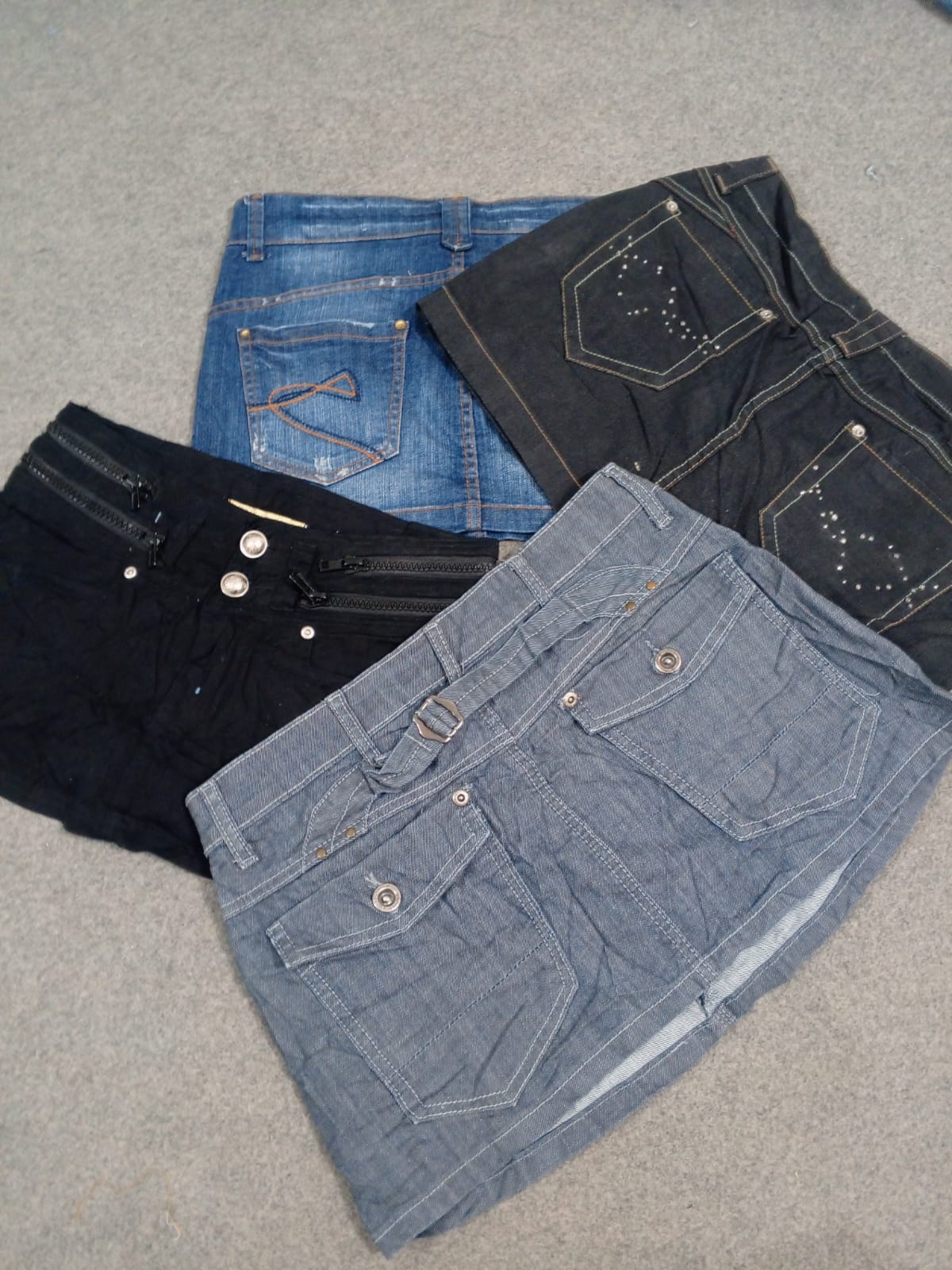 #214 Saias Mini Y2k Femininas