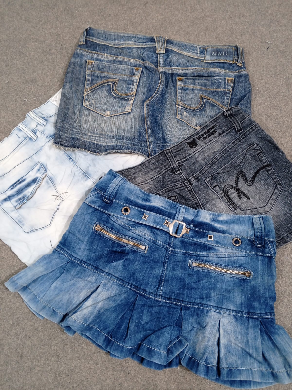 #215 Saias Mini Y2k Femininas