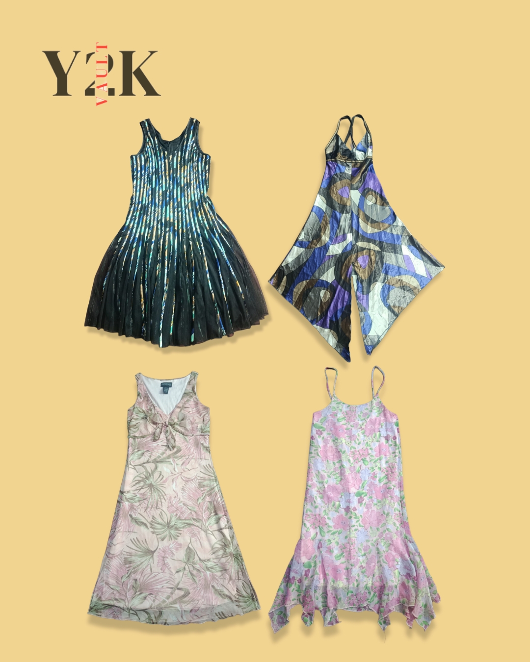 Y2K Party Dresses (Yv-547)
