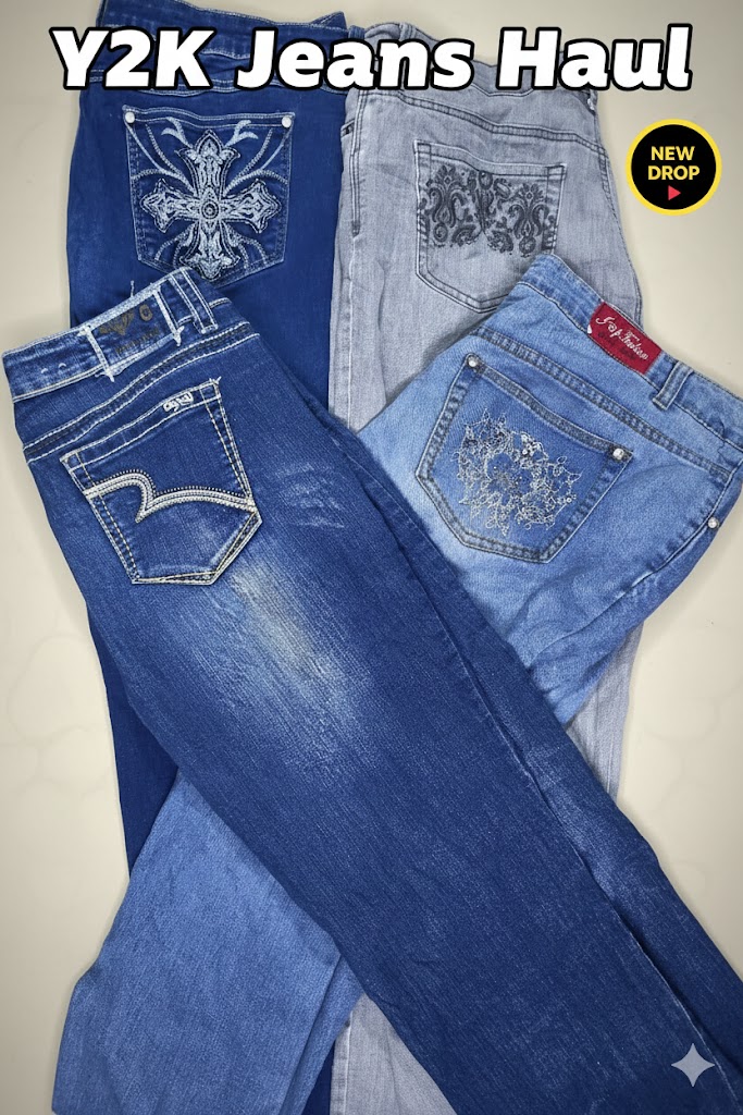 Y2k Embroidered Embellished Pieces for Womens