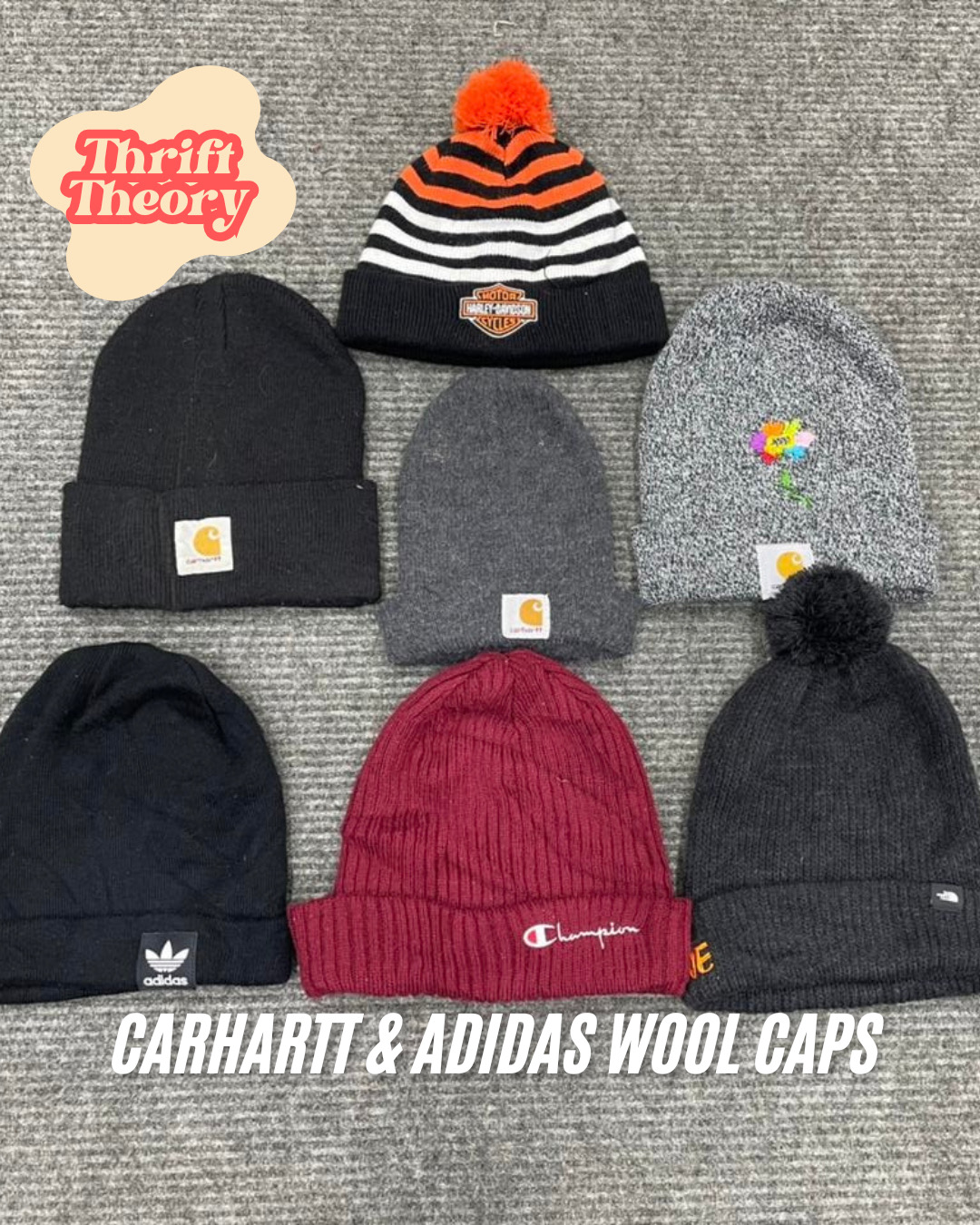 Carhartt & Adidas Wool Caps - (29/12)