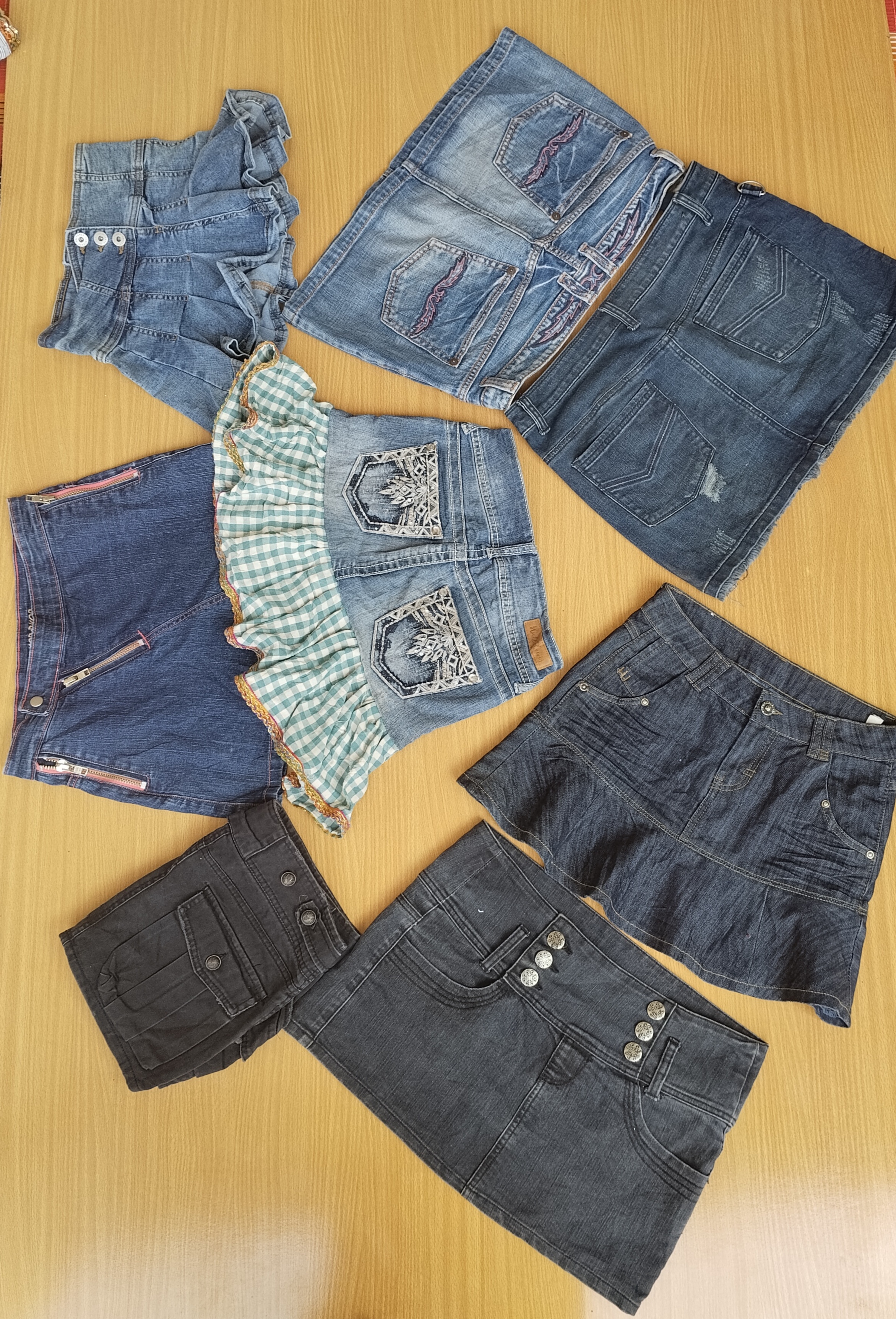 LONDON JEAN E ALTRI MINI GONNE (MSK-139)
