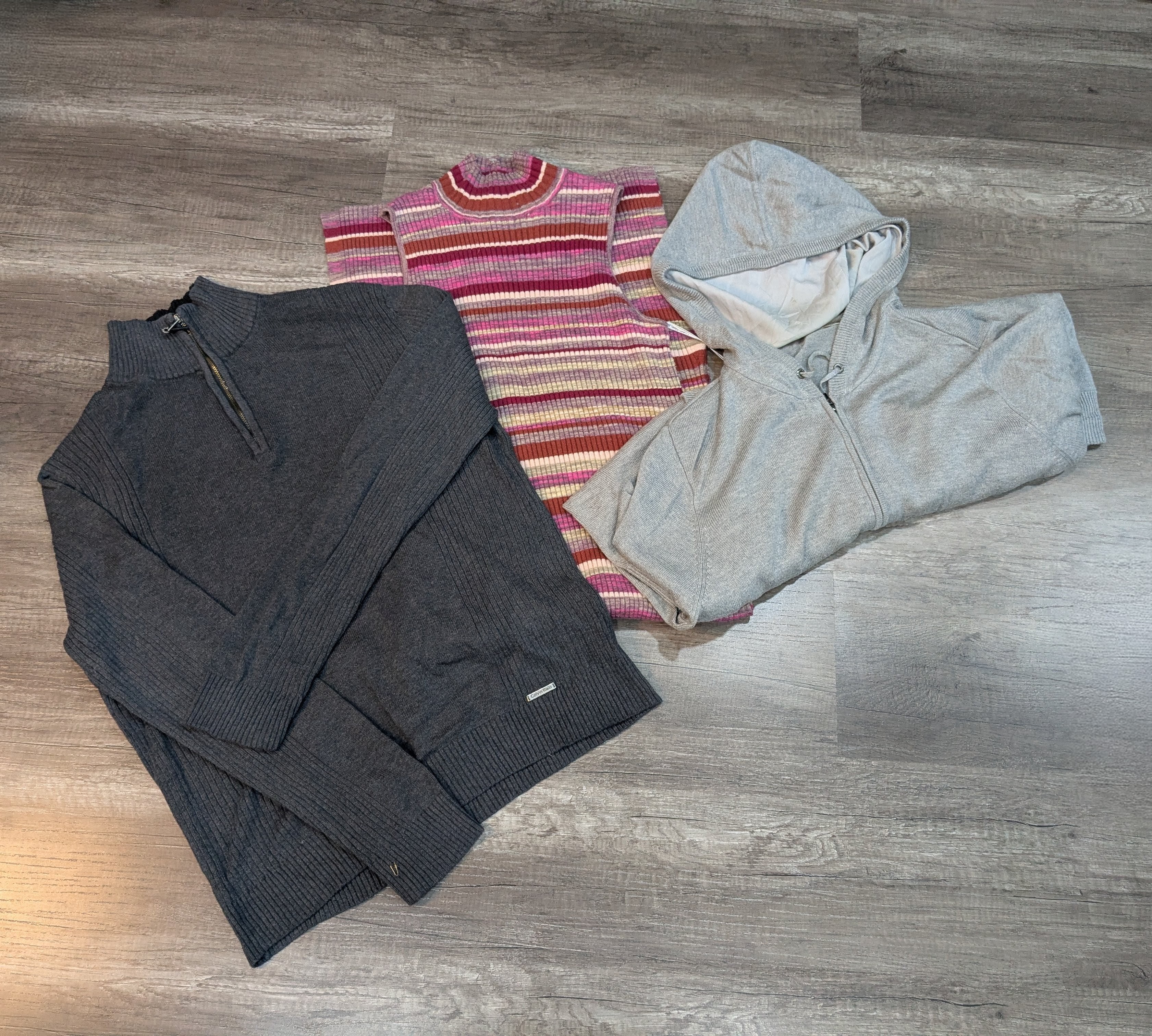 1761 - Calvin Klein, Chaps Dress, Hoodies,¼ Zip , ..