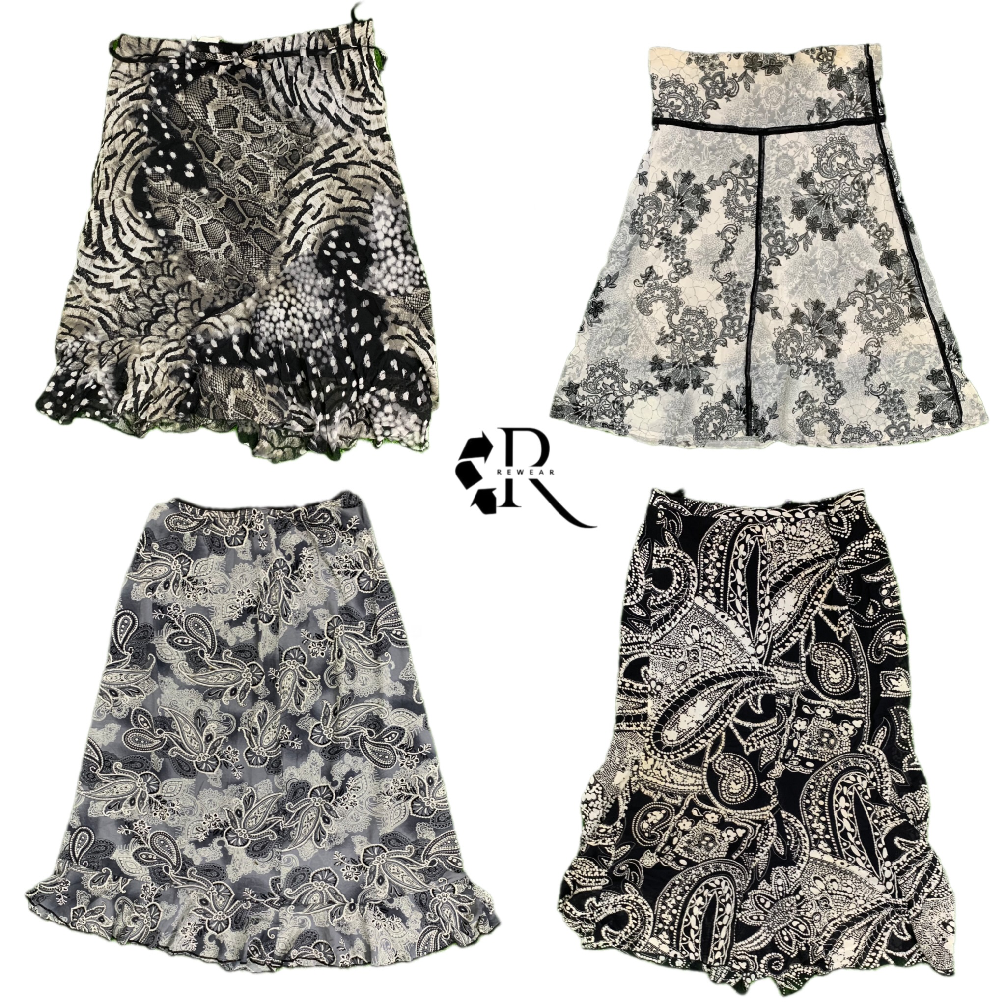 Y2K London Night Grunge Maxi Skirts Rw-1420