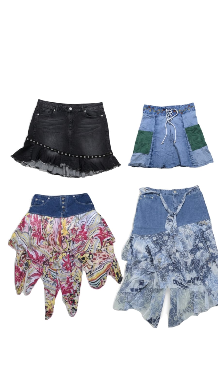 TV-108 Gonna Maxi in Denim -10P