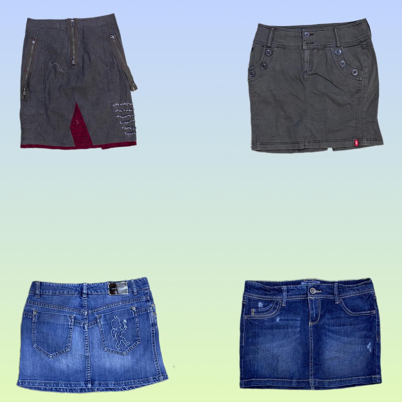 Gonne in denim vintage Y2k