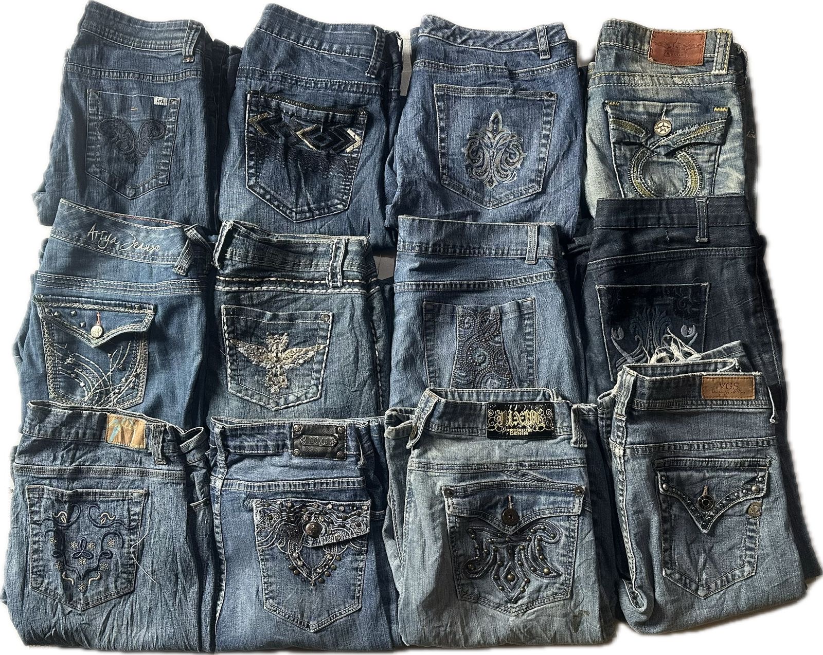 FADED GLORY AND OTHER MIX BRANDS JEANS (ID 1461)