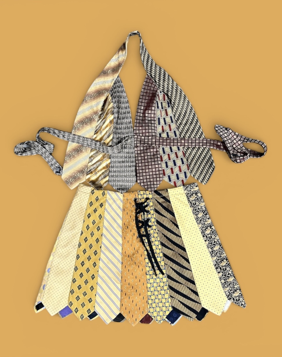 Fs-54 Gonna a cravatta riciclata