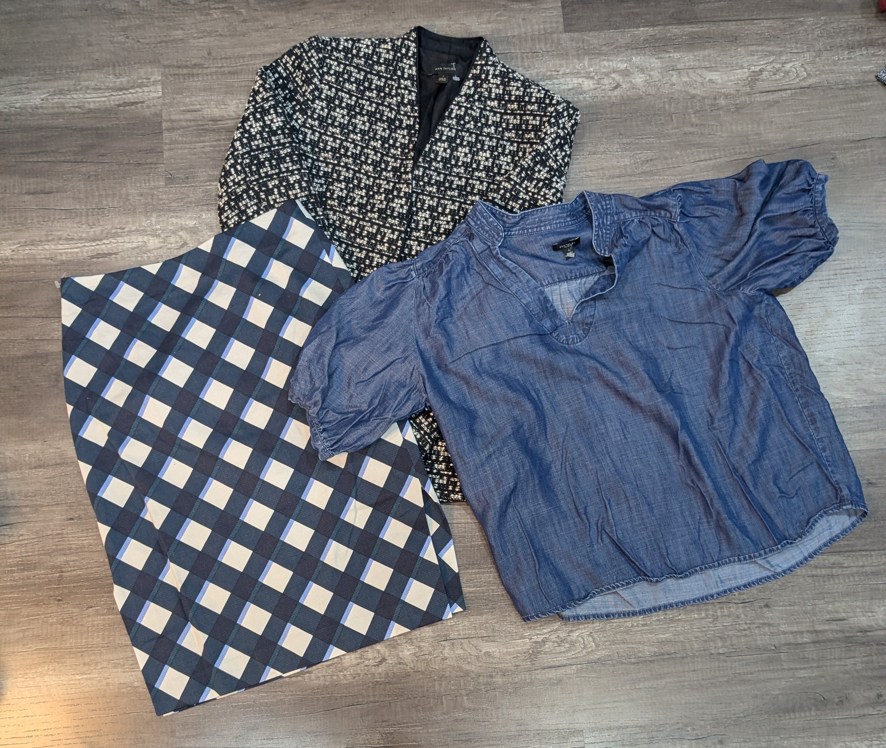 1814 - Ann Taylor Blusa, Abito, Gonna, Blazer e Ca..