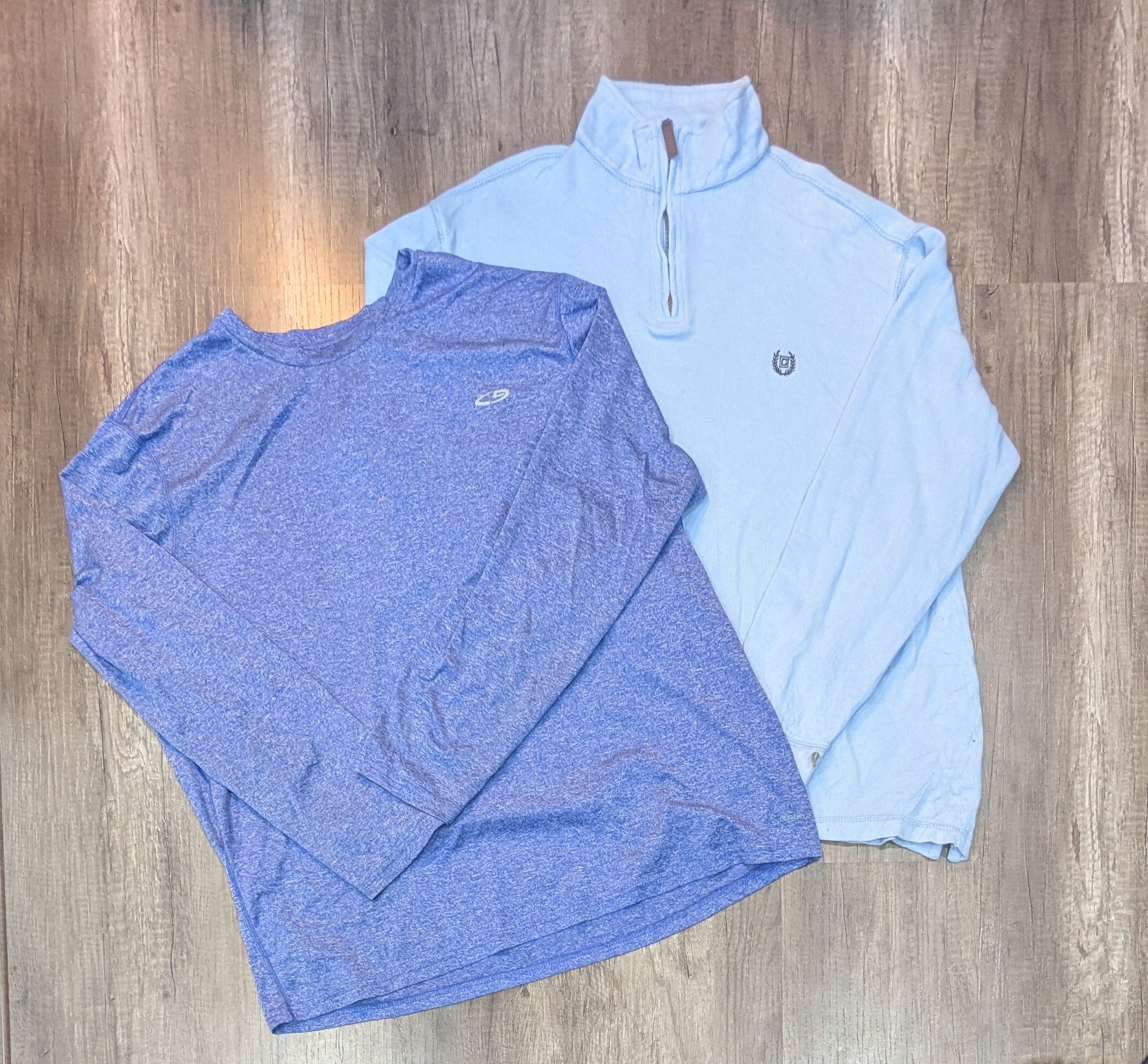 1823 - Chaps & Champion 1/4 Zip & Long Sleeve T-Sh..