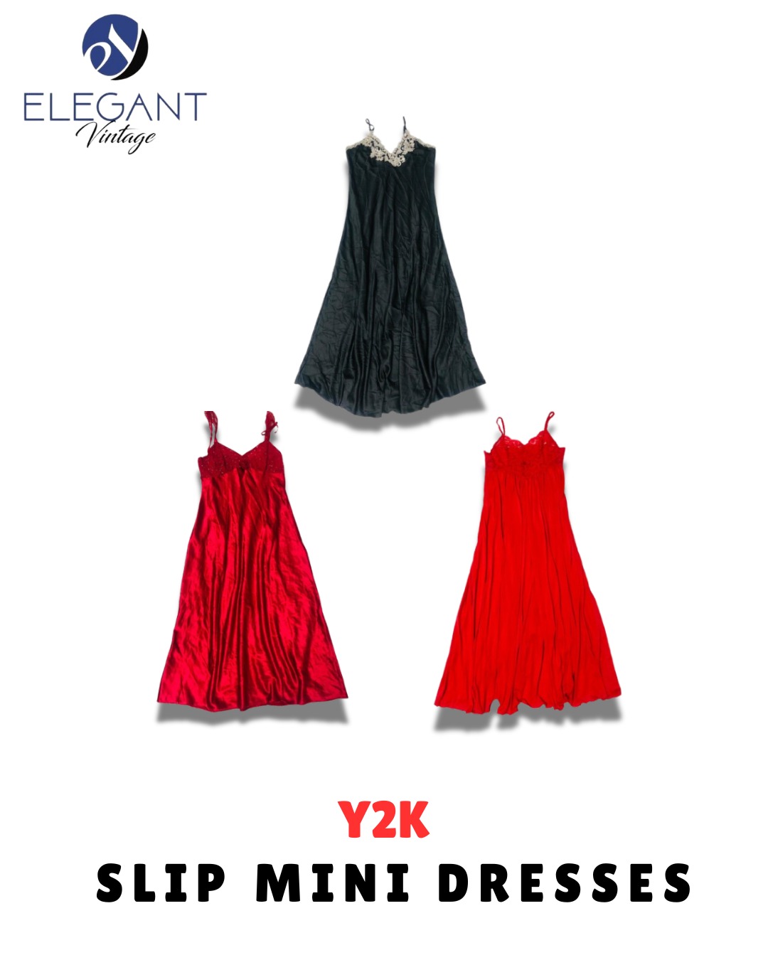 Y2K Slip Mini Dresses - EV1731