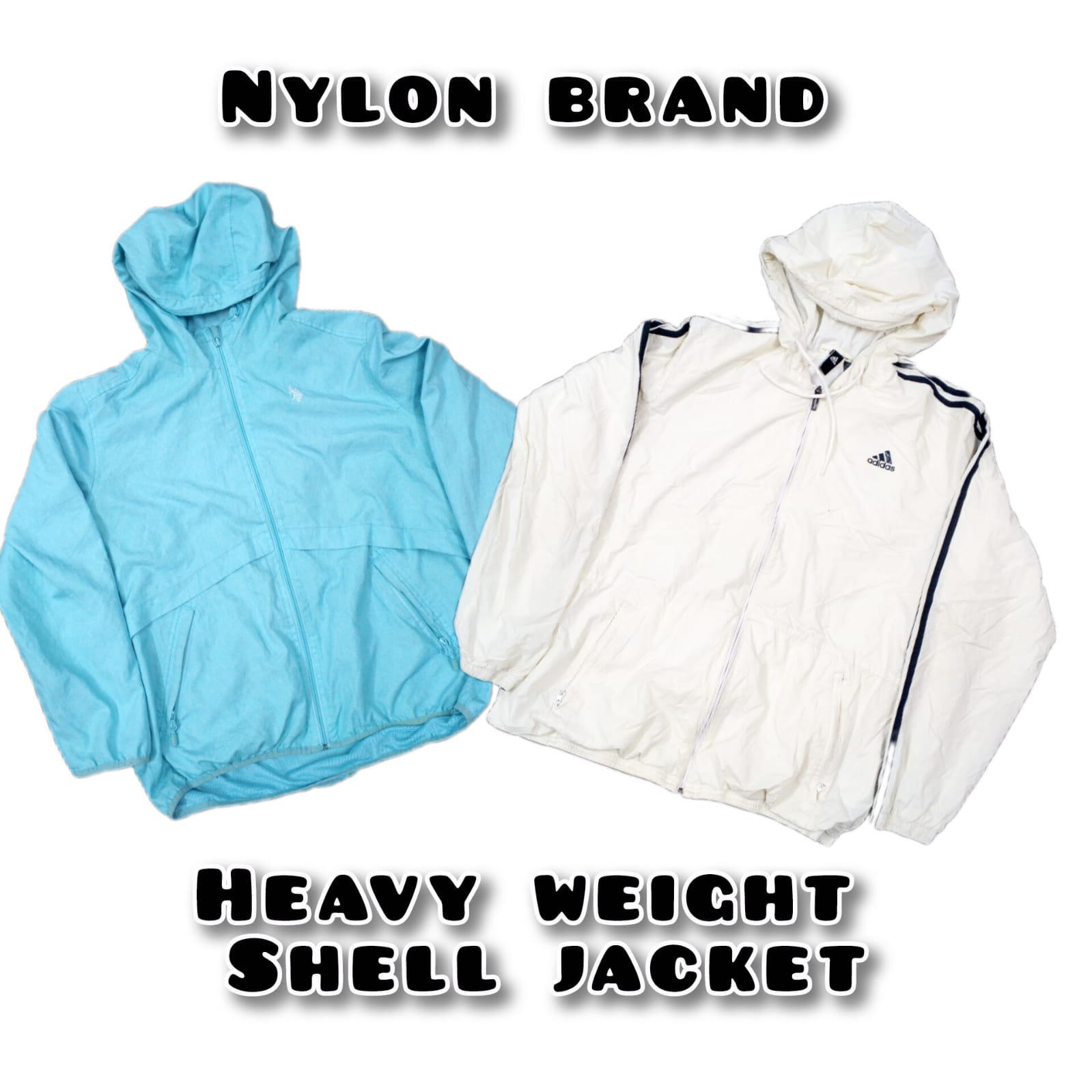 ナイロンミックスブランドジャケット