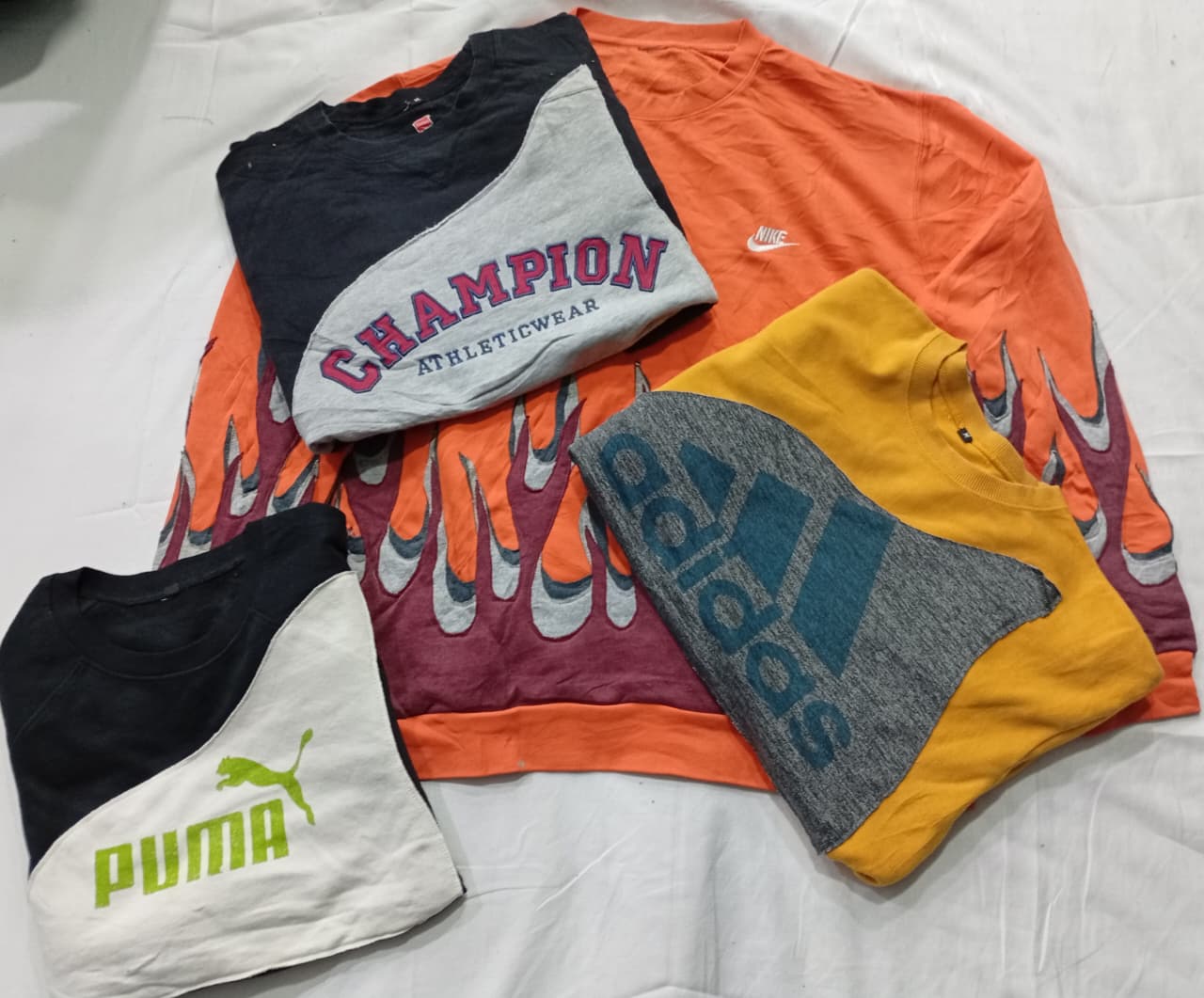 CR5817 アップサイクルミックススタイルスウェットシャツ