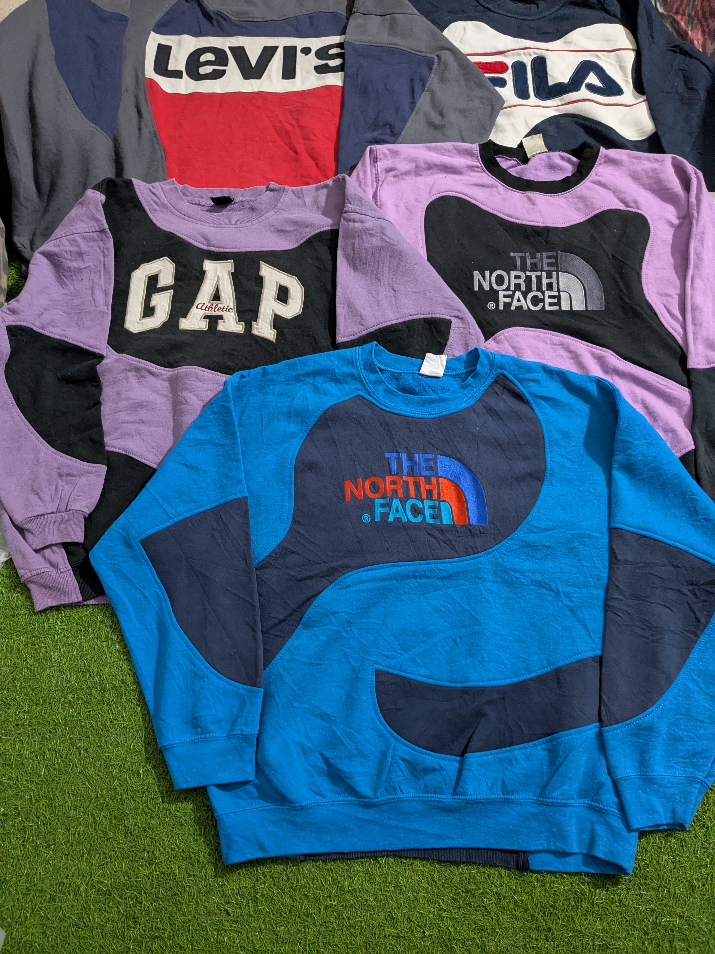 アップサイクル ミックスブランド スウェットシャツ