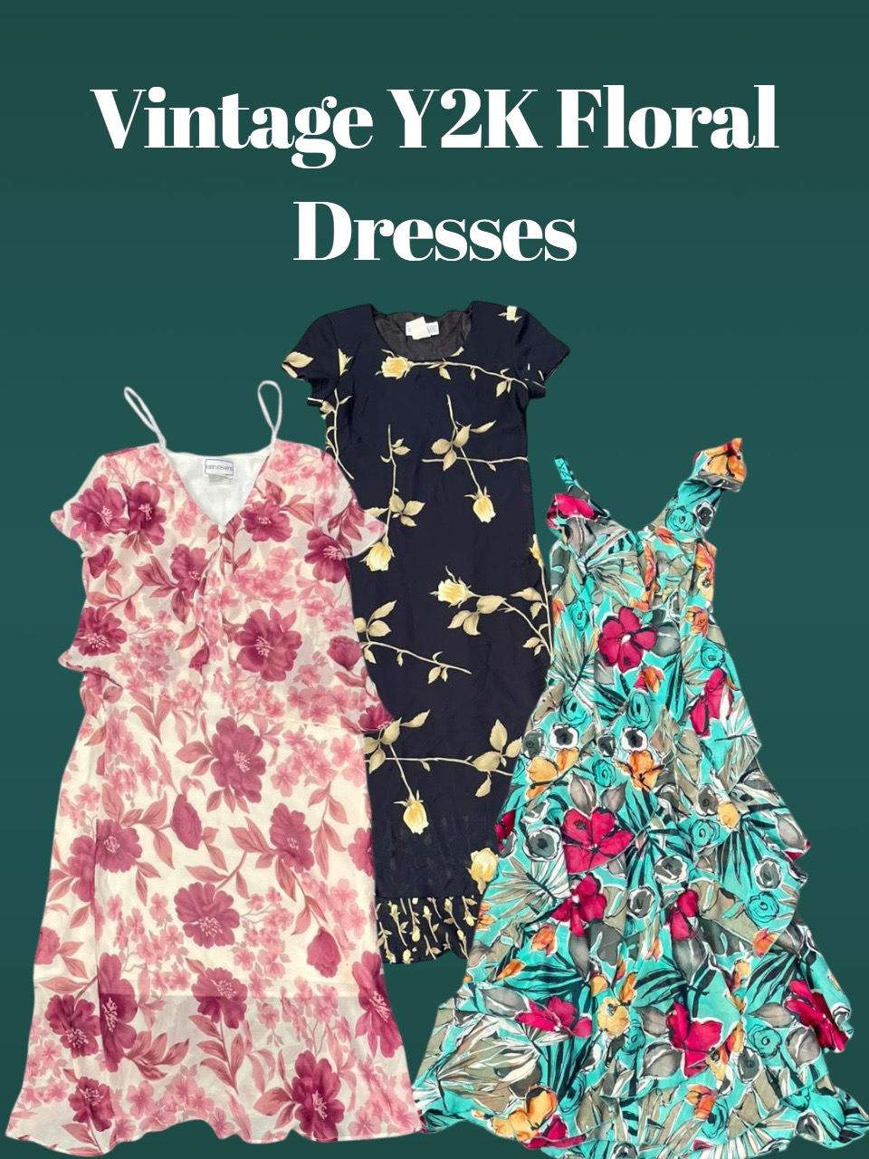 Robe florale vintage Y2K - e2 (07/01)