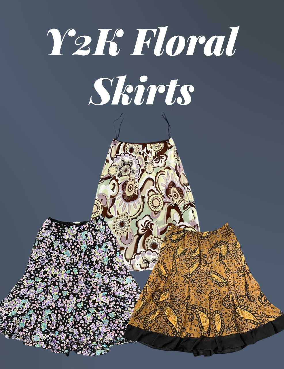 Y2K Floral Skirts - e1 (07/01)