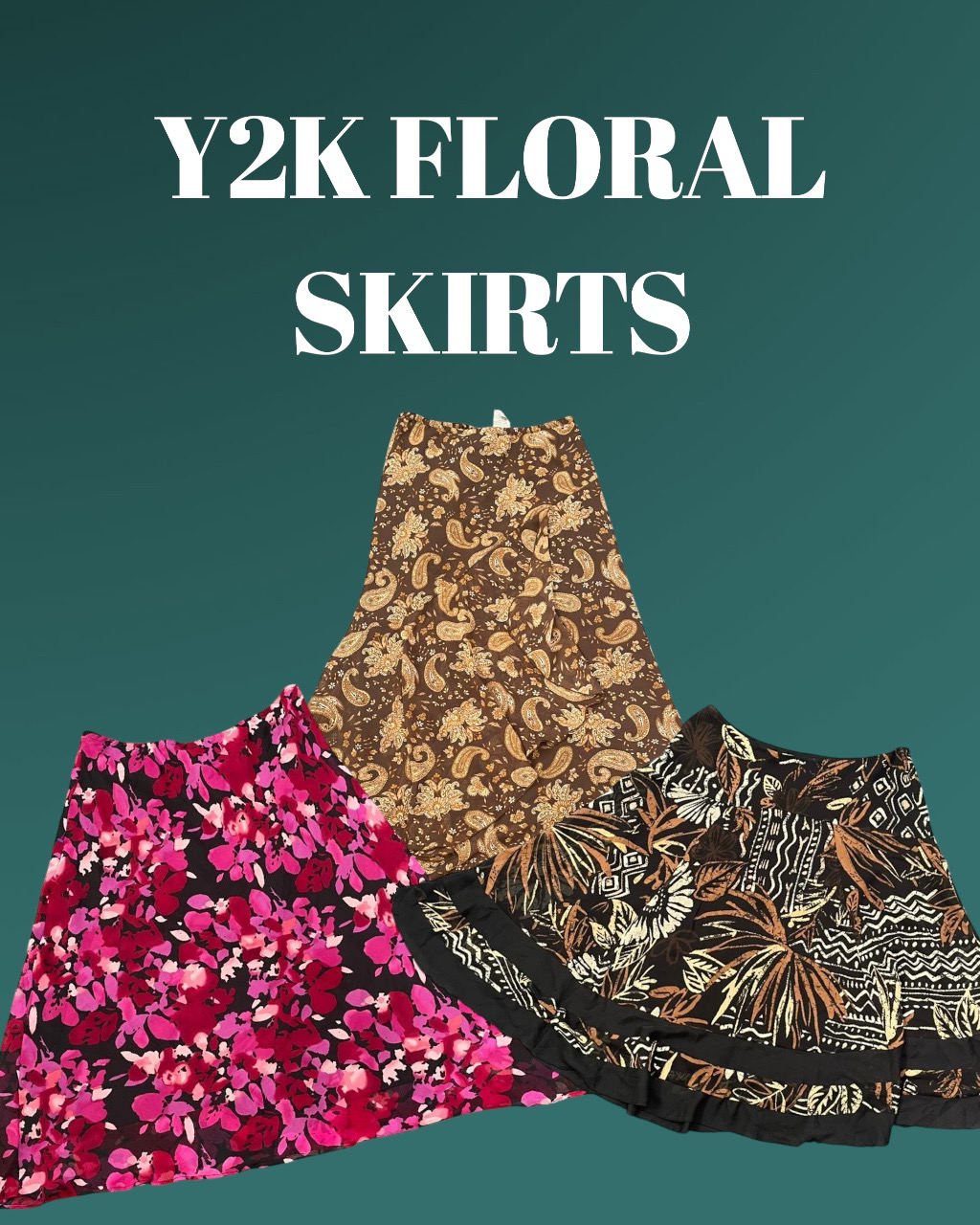 Y2k Floral Skirts - e5 (07/01)