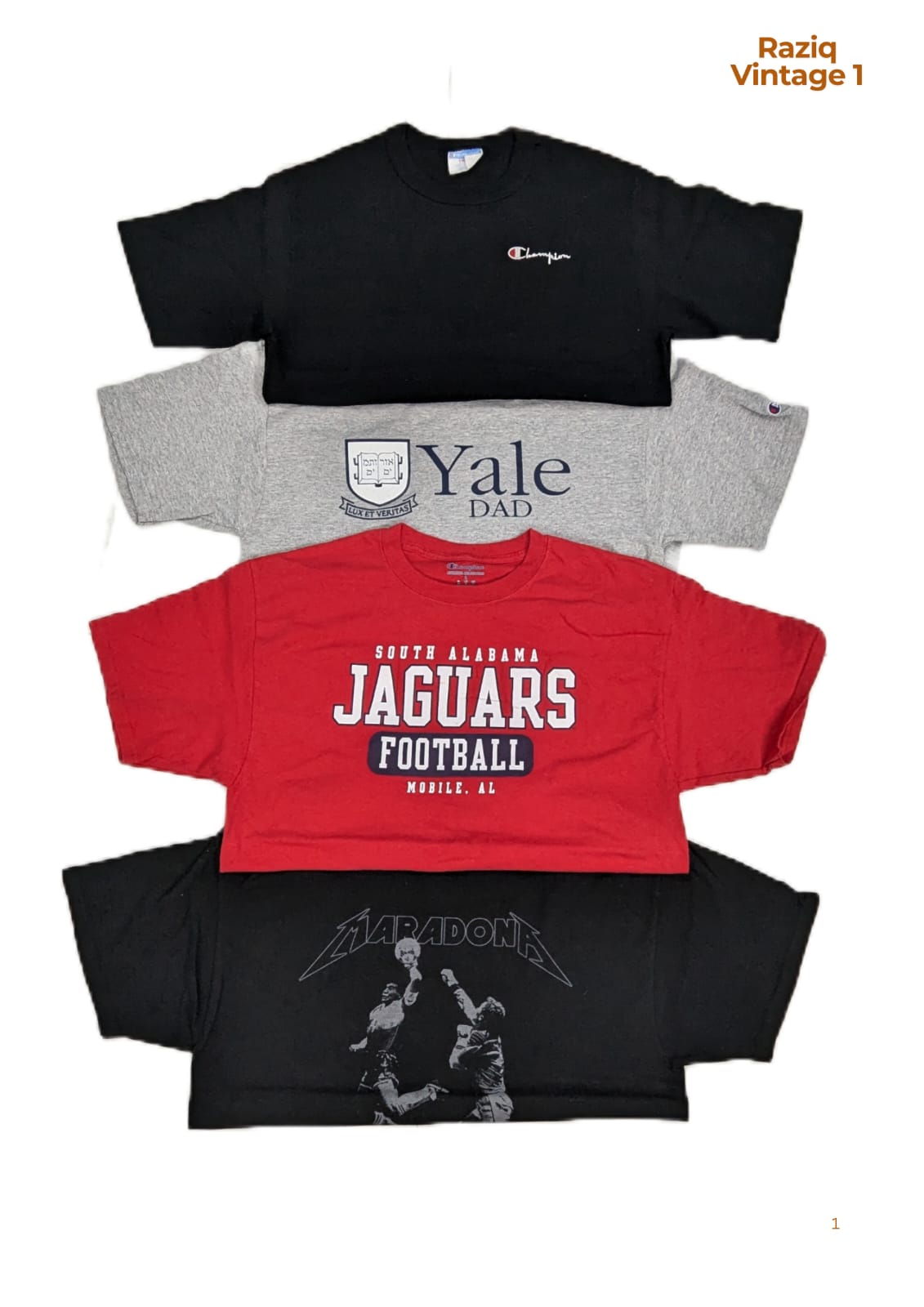 💥 RV1717 チャンピオン Tシャツ