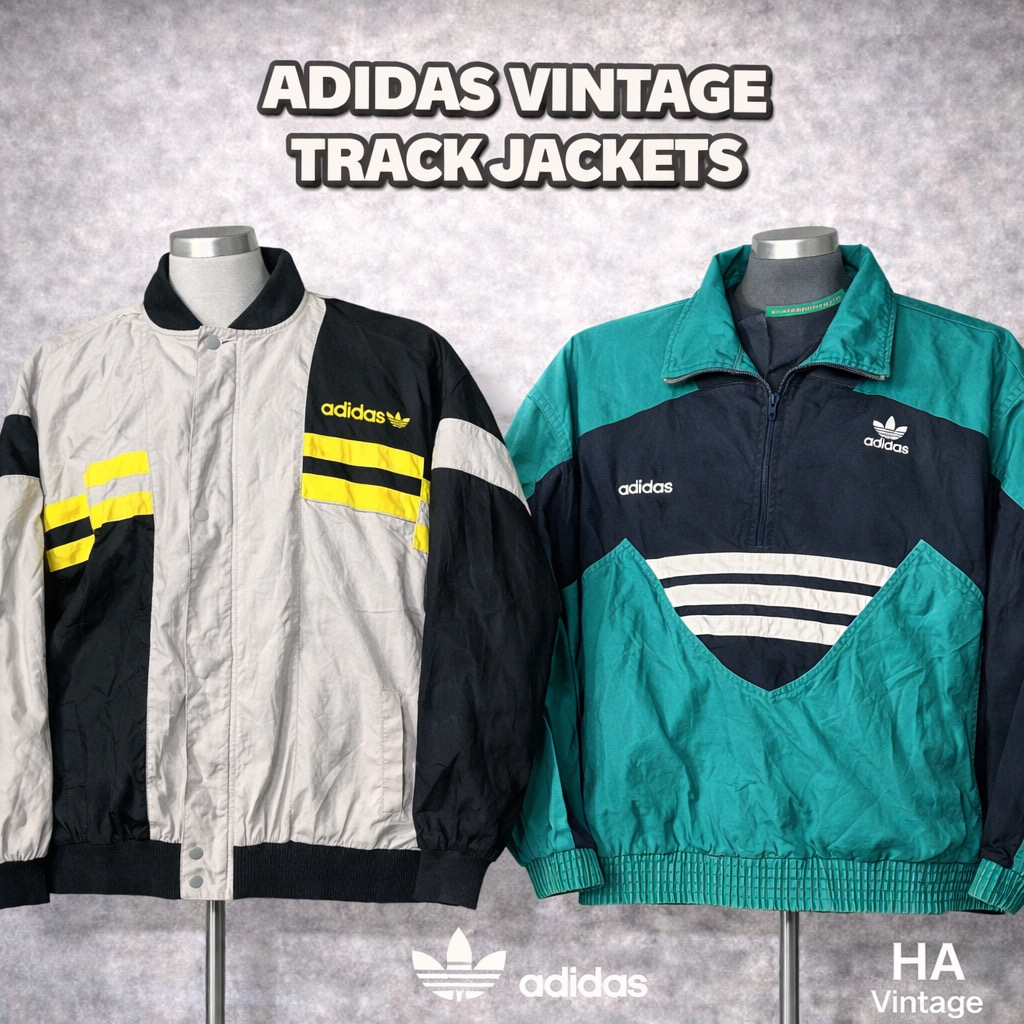 Adidas Vintage Track/ windbreaker Jackets